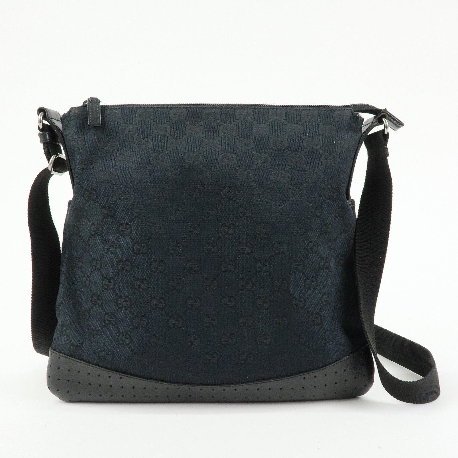 Gucci Gucci GG Canvas Messenger Crossbody Bag Black Size ONE SIZE - 2 Thumbnail