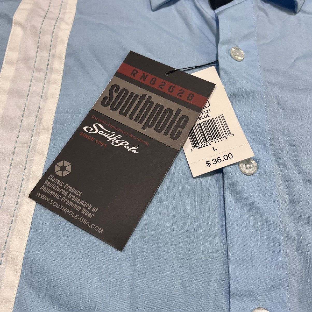 Southpole VINTAGE Y2K SOUTHPOLE HIP-HOP SKATER MECHANIC BUTTON DOWN Size US L / EU 52-54 / 3 - 5 Thumbnail