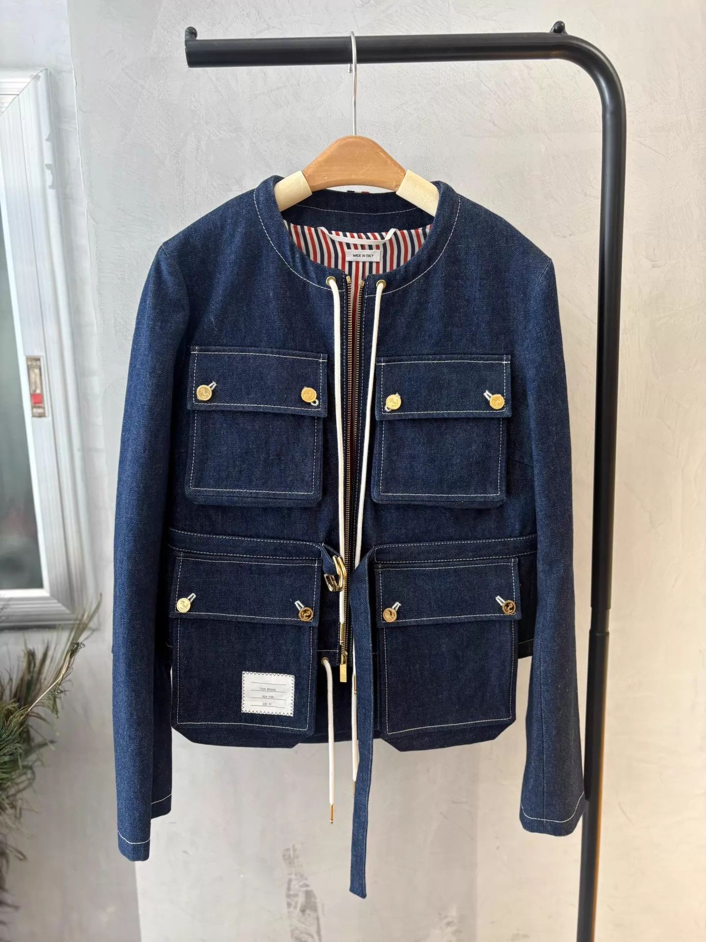 Thom Browne THOM BROWNE Decon 4-Pocket Denim Jkt Deadstock 40 Size S / US 4 / IT 40 - 1 Thumbnail