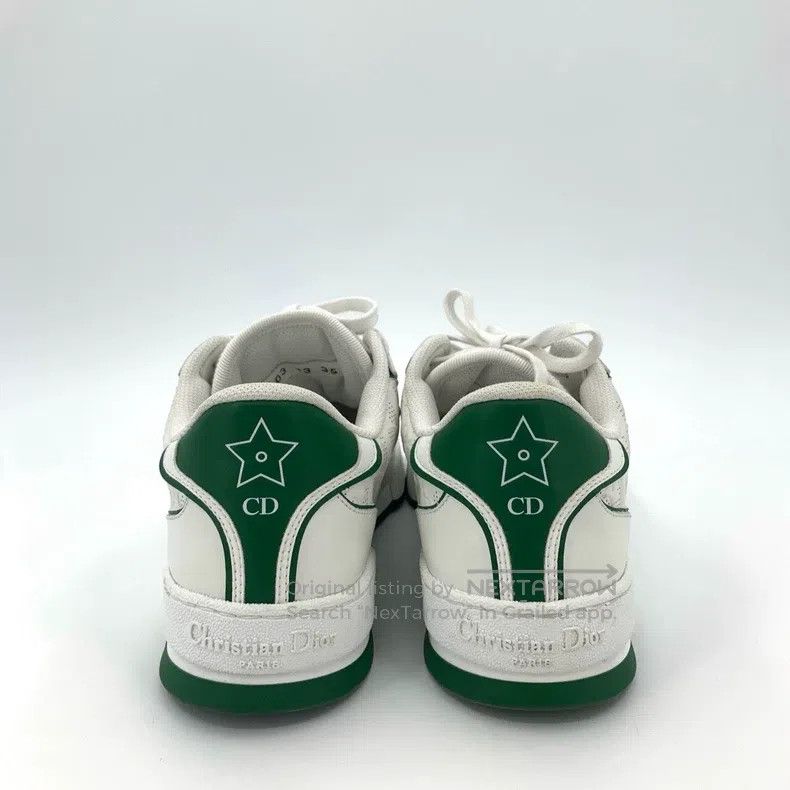 Dior Dior Logo embossed white low-top lace-up casual sneakers Size US 4.5 / IT 34.5 - 4 Thumbnail