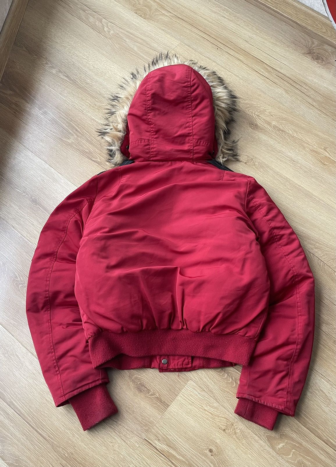 If Six Was Nine Vintage Parajumpers Style Fur Cropped Bomber Jacket LGB Size US S / EU 44-46 / 1 - 3 Thumbnail