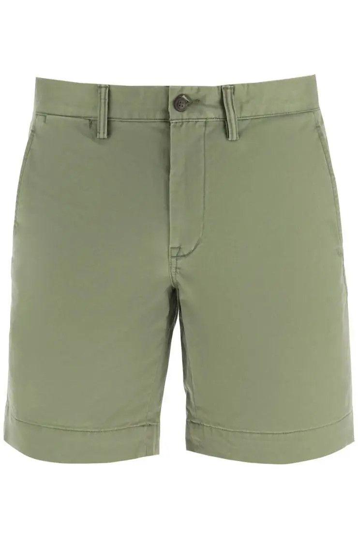 Image of Polo Ralph Lauren O1S22I1N0324 Stretch Shorts In Green/khaki, Men's (Size 33)