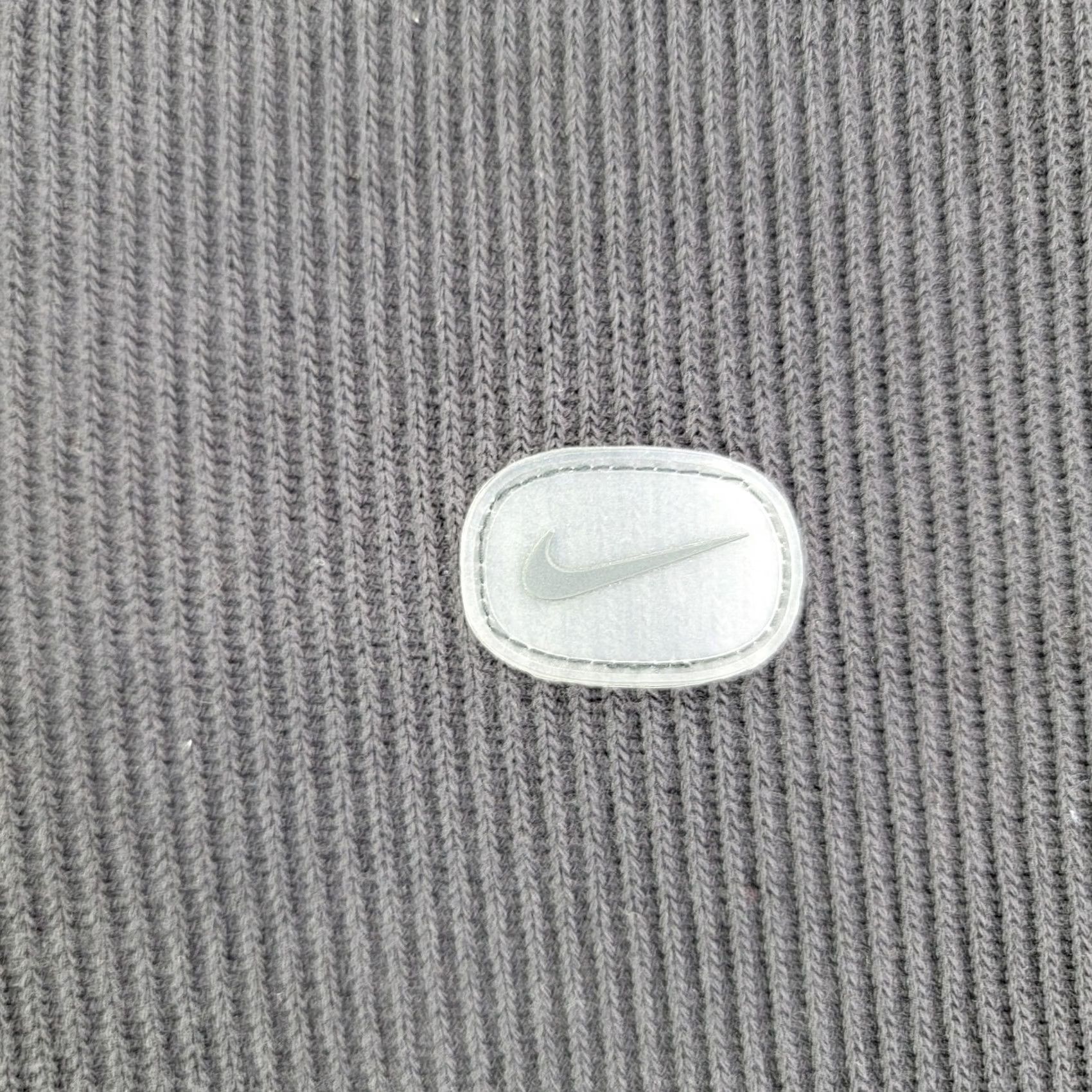Nike Nike Sweater Mens XL Gray Mock Neck Waffle Knit 1/4 Zip Pullover Size US XL / EU 56 / 4 - 2 Thumbnail