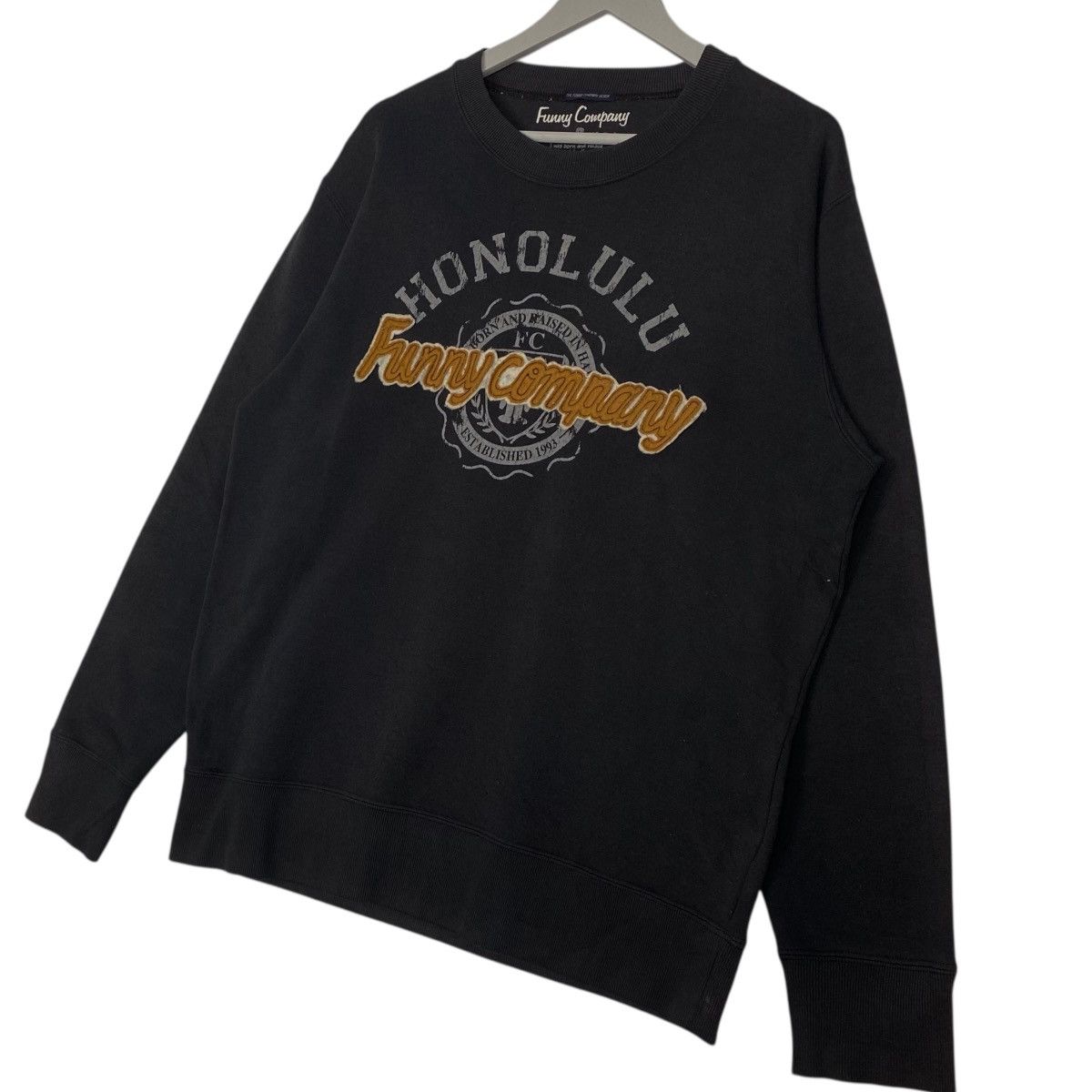 Other Vintage The Funny Company Design Sweatshirt Crewneck Black Size US L / EU 52-54 / 3 - 2 Thumbnail