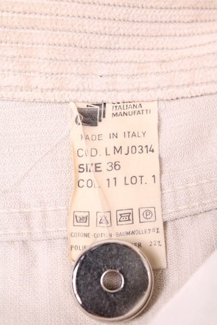 Moschino MOSCHINO CORDUROY PANTS BEIGE - W36 Size US 36 / EU 52 - 4 Thumbnail