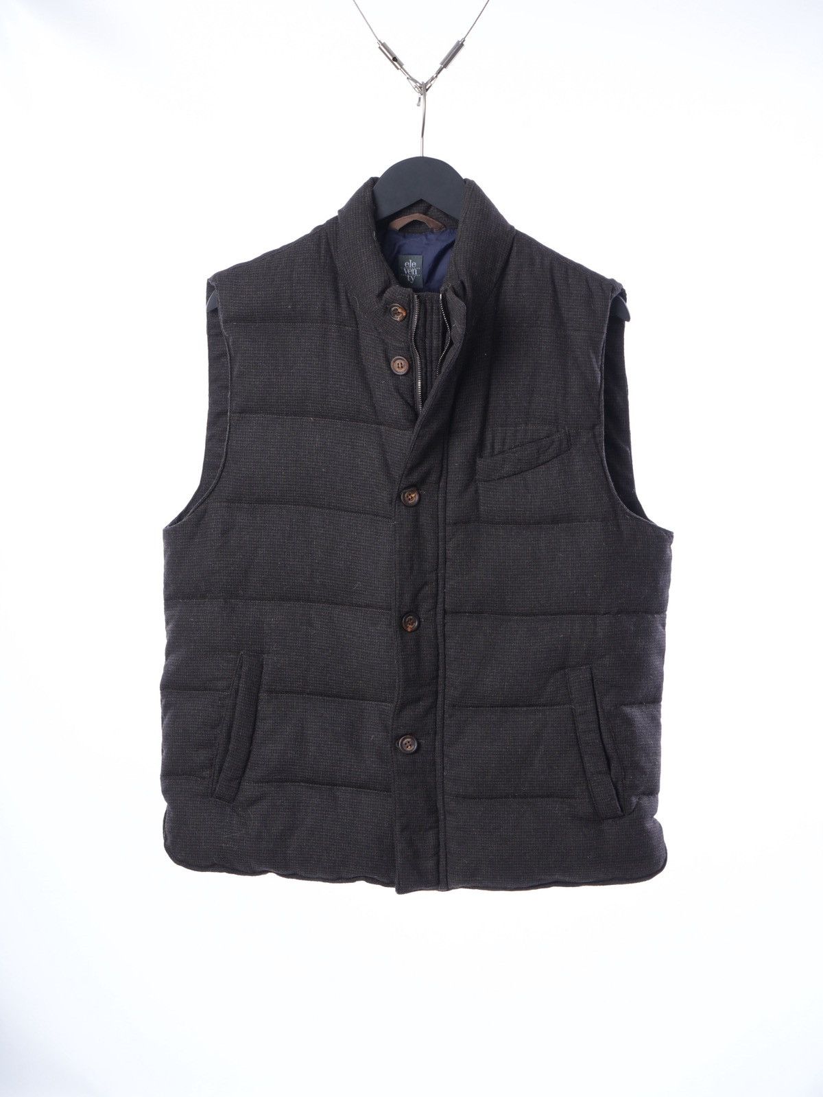 Eleventy Eleventy Wool Down Puffer Vest sz XL Size US XL / EU 56 / 4 - 1 Thumbnail