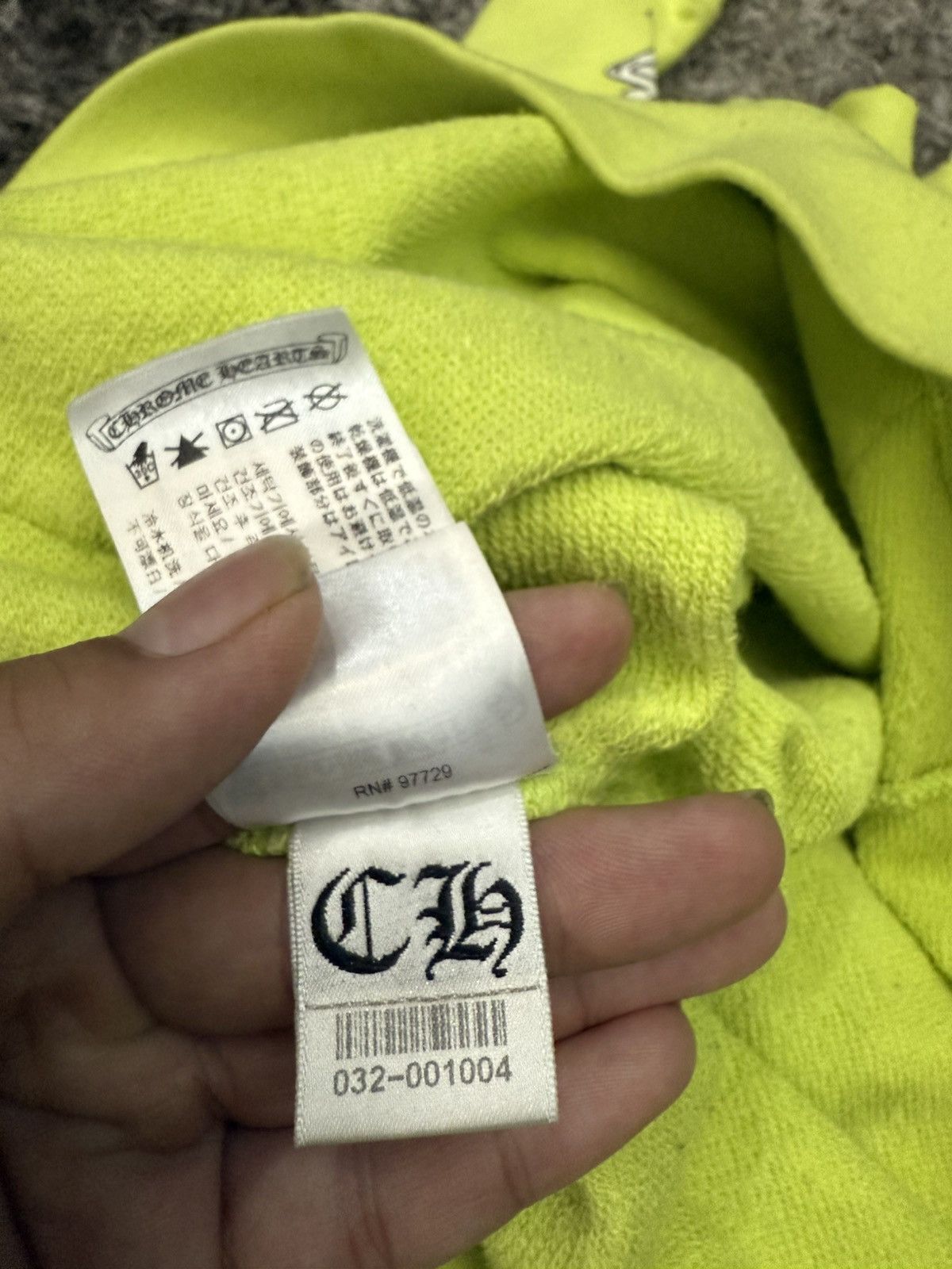 Chrome Hearts Chrome Hearts Matty Boy Link Lime Green Hoodie Size Small Size US S / EU 44-46 / 1 - 20 Thumbnail