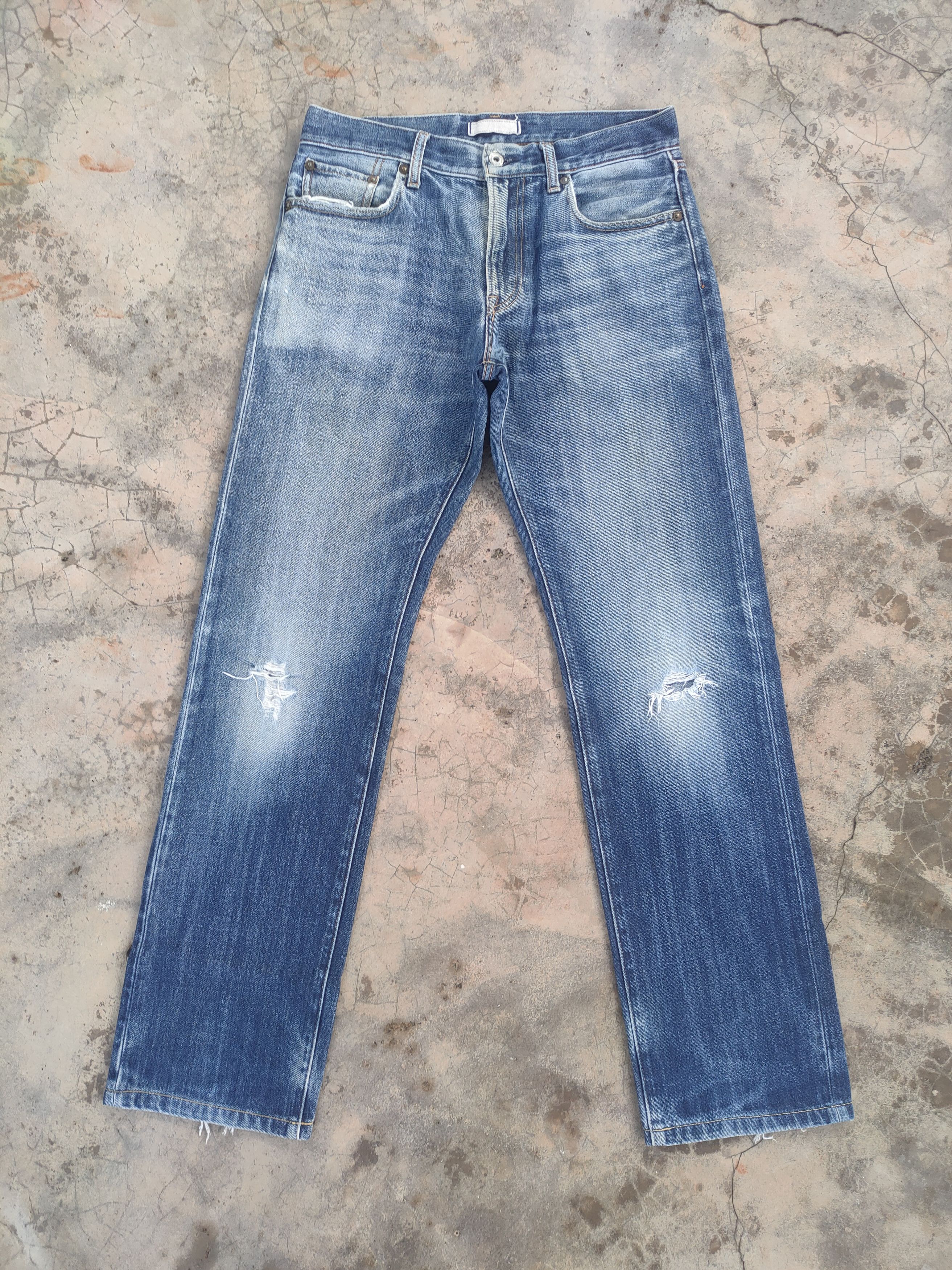 Japanese Brand × Vintage VINTAGE JAPANESE FADED DISTRESSED JEANS DENIM PANTS Size US 31 - 1 Thumbnail