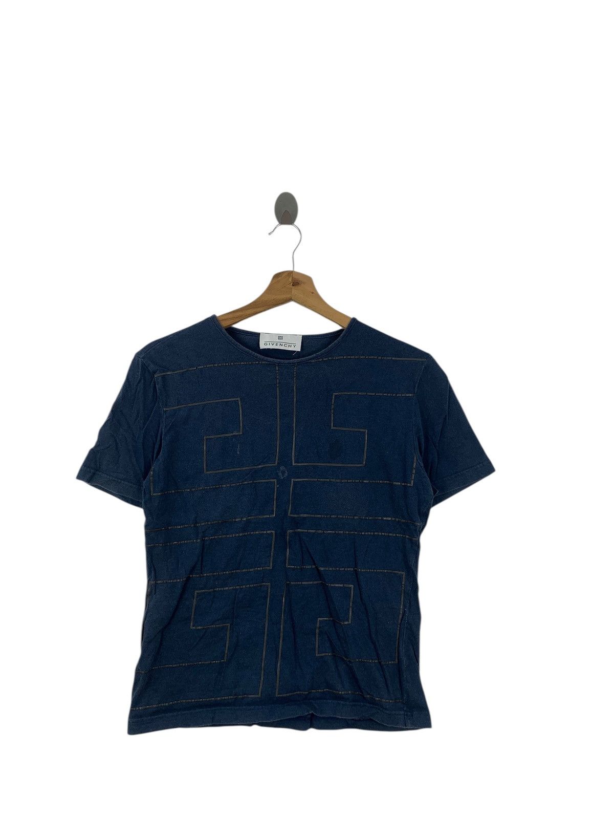 Givenchy Vintage GIVENCHY MADE IN ITALY Monogram Logo Tee Shirt Top Size XXS / US 00 / IT 34 - 3 Thumbnail