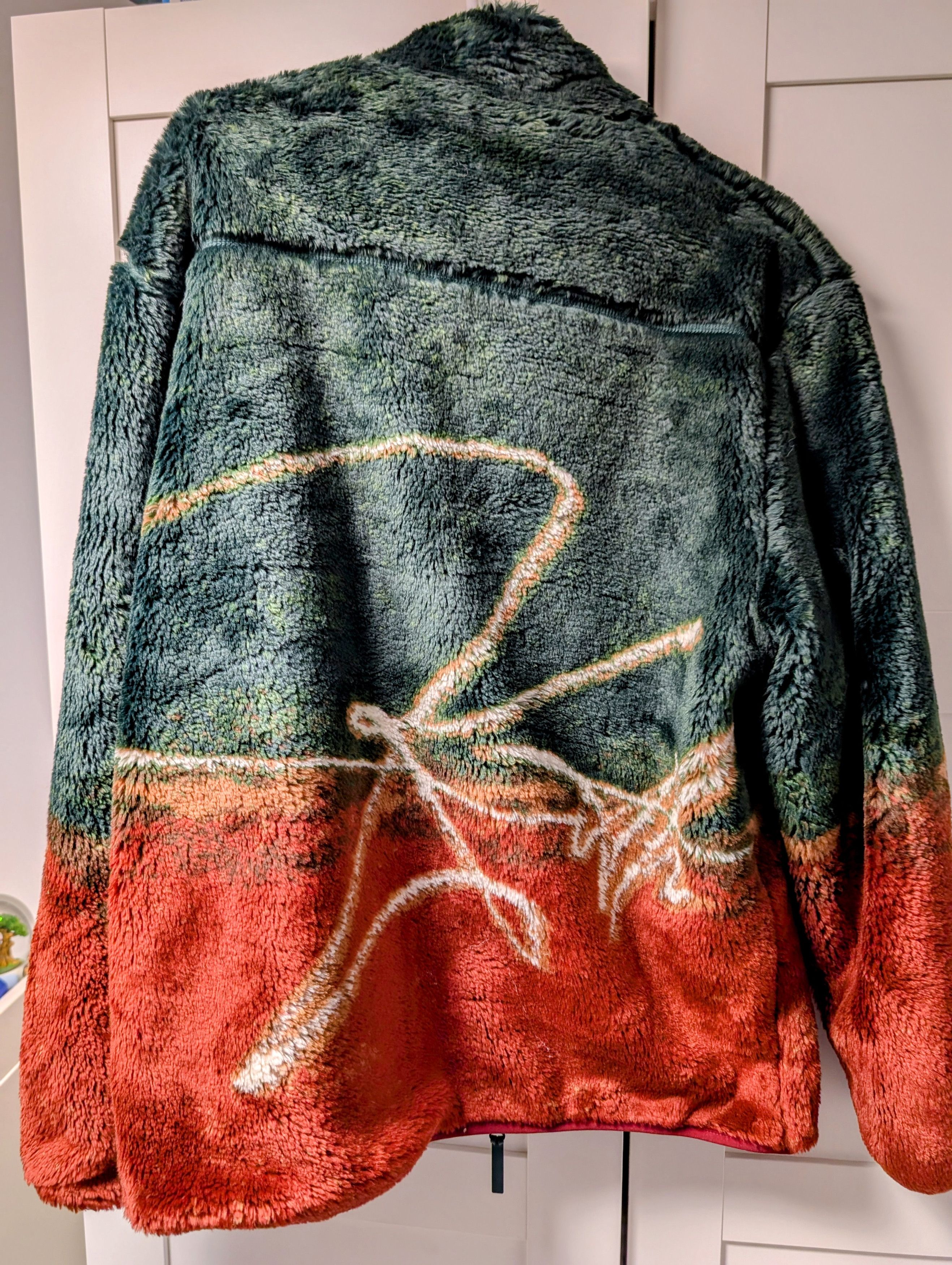 Kith Kith RARE Hazy Script Sherpa Full Zip! Size US L / EU 52-54 / 3 - 4 Thumbnail