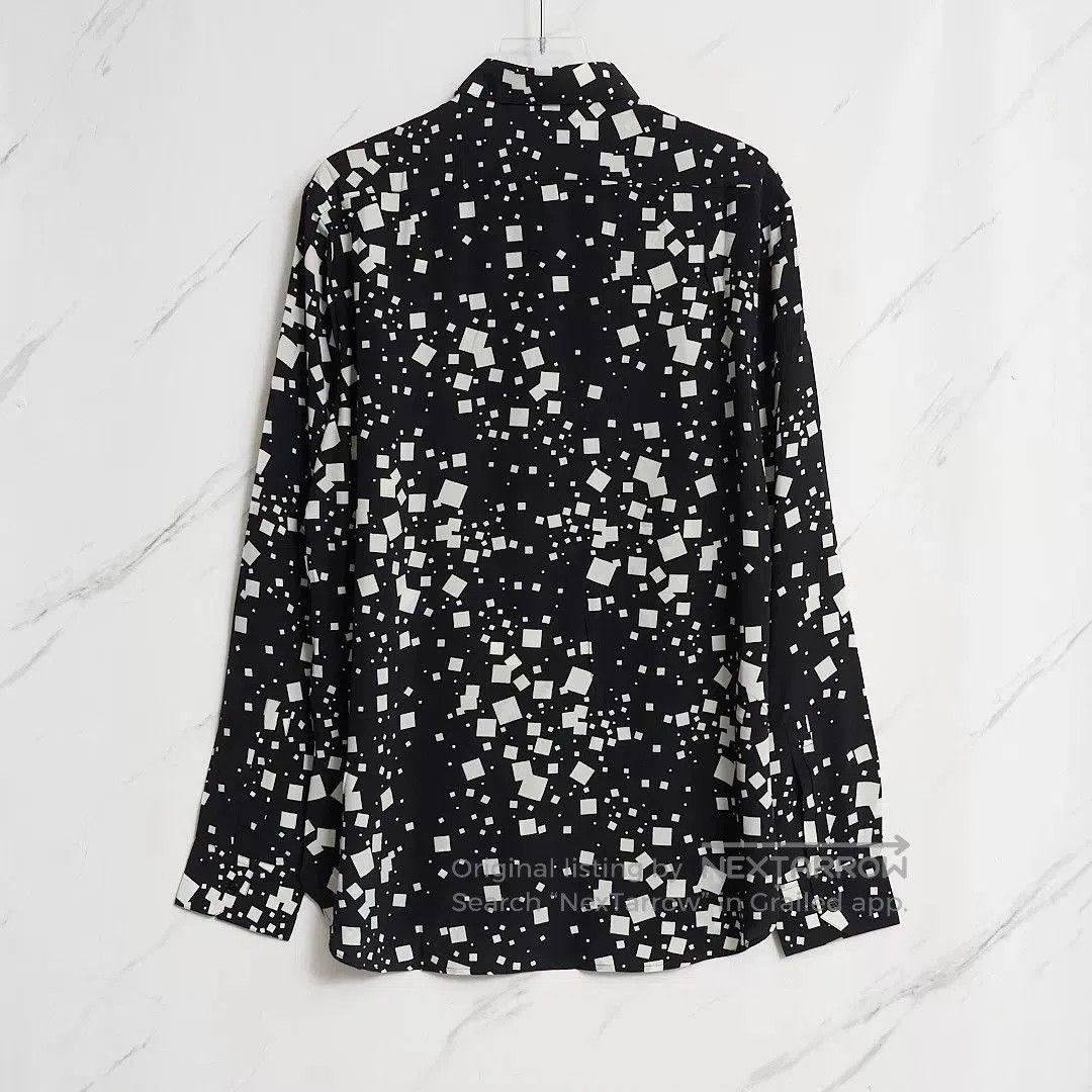 Saint Laurent Paris Saint Laurent Men's Square-Patterned Shirt. Size US XS / EU 42 / 0 - 4 Thumbnail