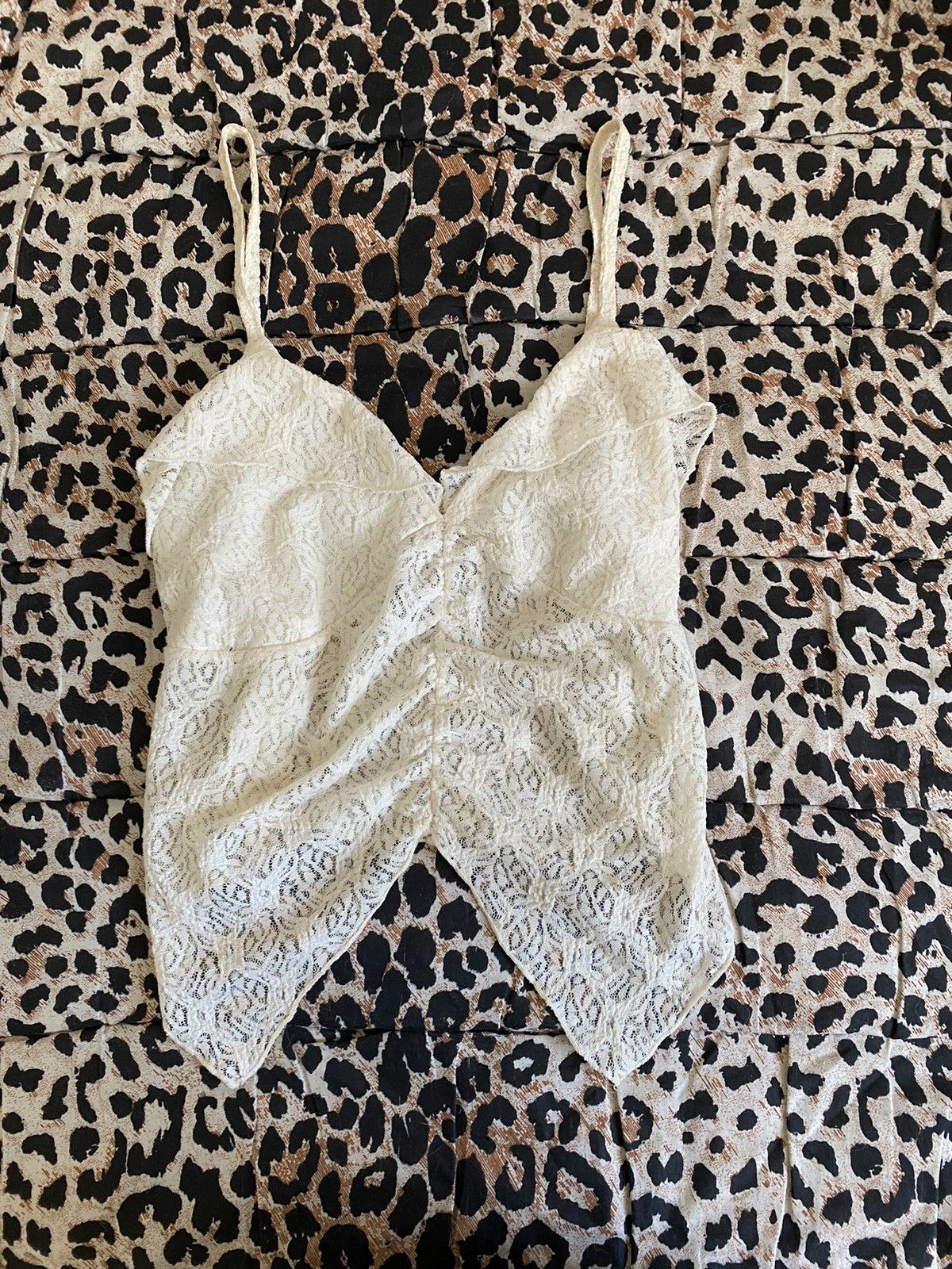 Vintage Vintage white tank top Size S / US 4 / IT 40 - 2 Thumbnail