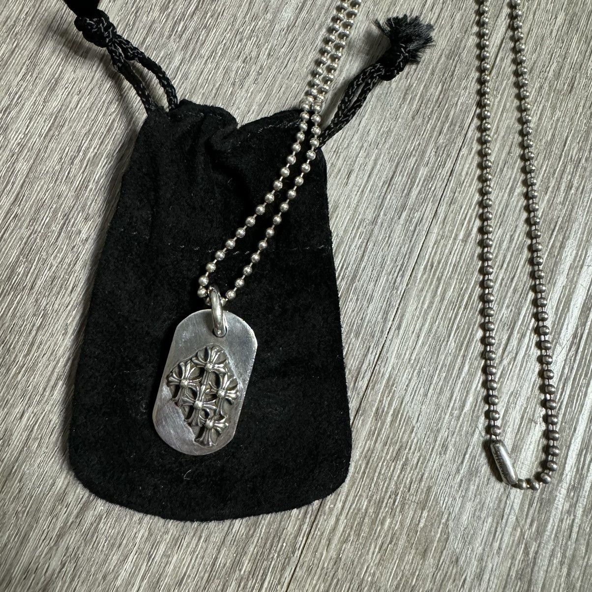 送料無料♪【CHROME HEARTS】NYC CEMETERY DOG TAG NYC Cemetery Dog Tag