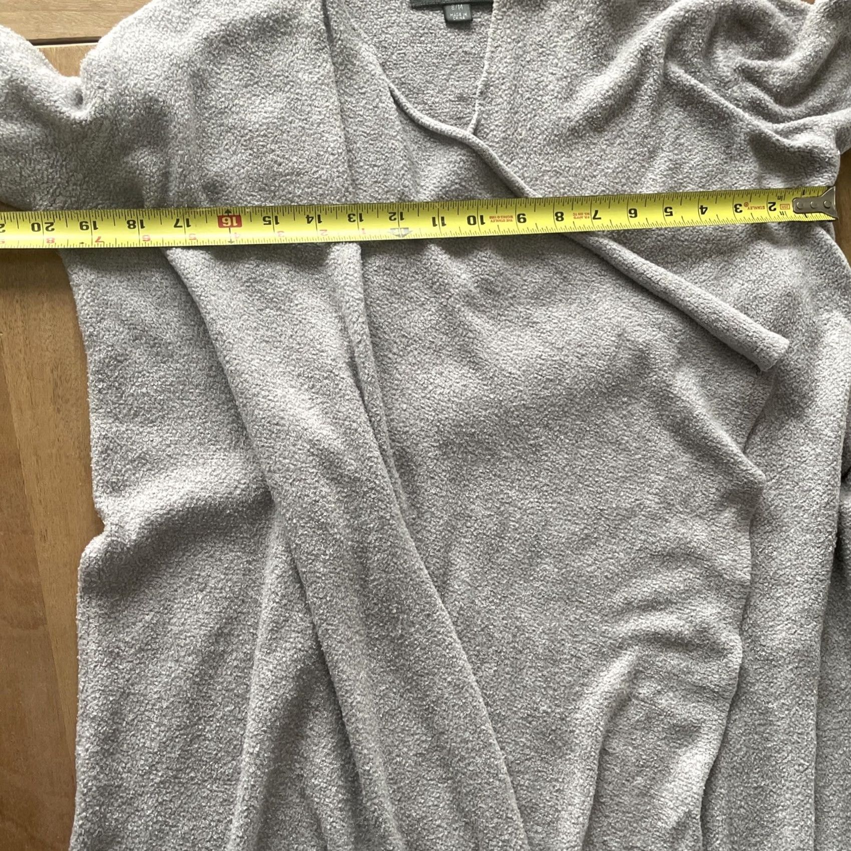 Vintage Barefoot Dreams Cardigan Women S/M Gray Open Front Bamboo Chic Lite Sweater Size S / US 4 / IT 40 - 7 Thumbnail