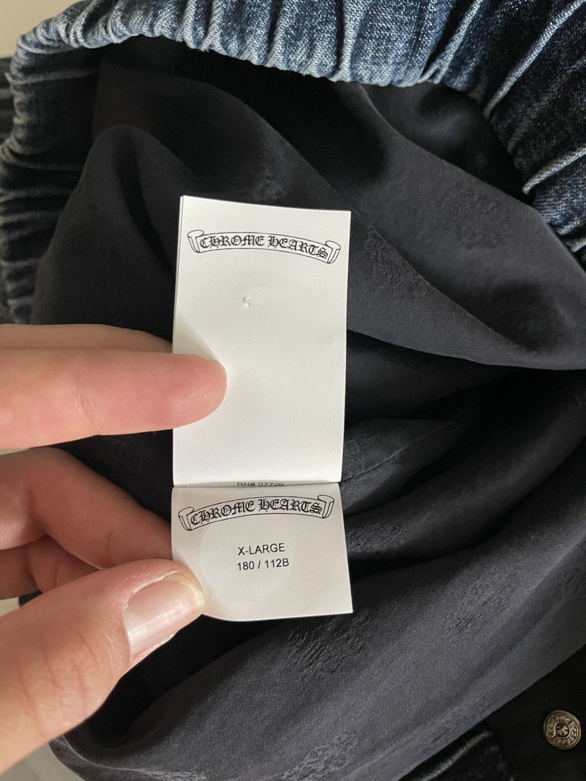 Chrome Hearts Chrome Hearts Denim Half Zip Size US XL / EU 56 / 4 - 11 Thumbnail