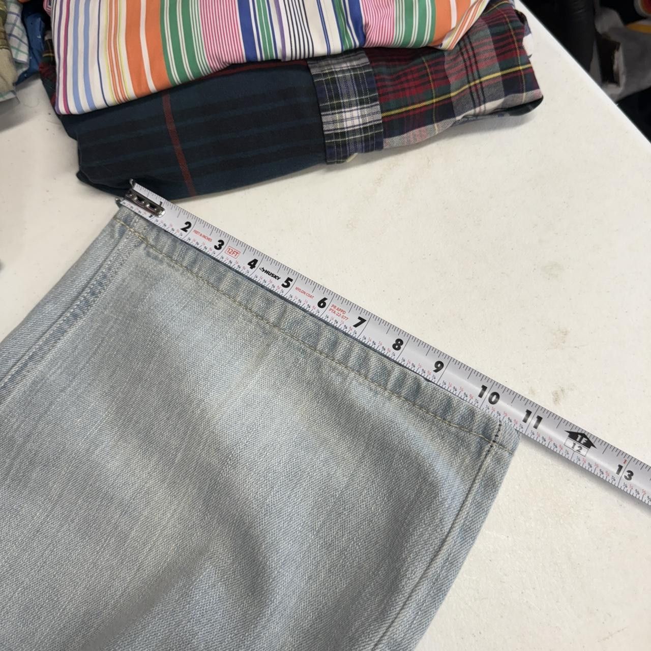 Avirex × Vintage Avirex Vintage Baggy Faded White Washed Jorts Jean Shorts 34 Size US 34 / EU 50 - 7 Thumbnail