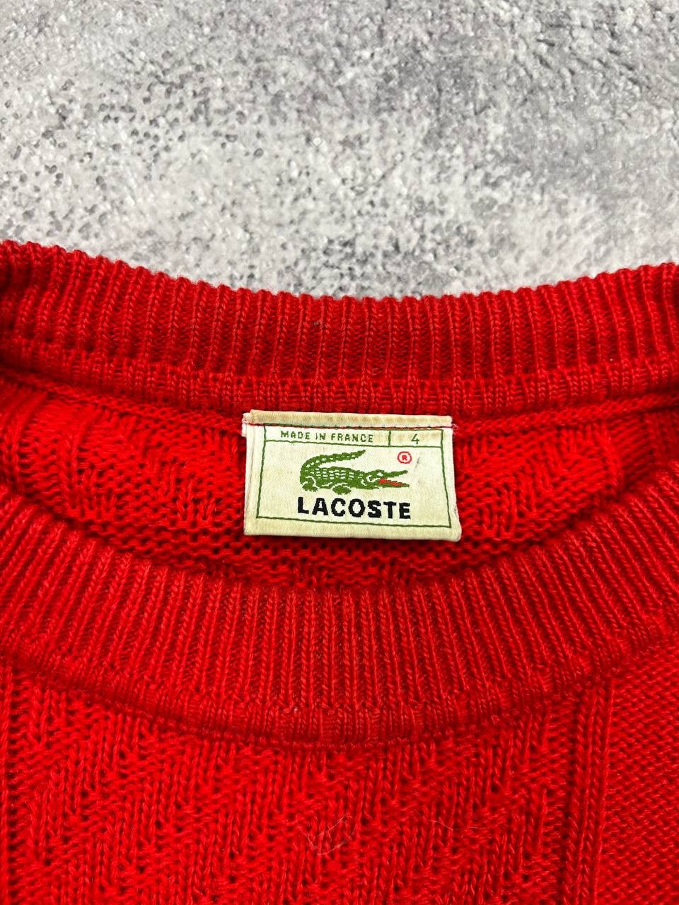 Lacoste Vintage 90s Lacoste Sweater Wool Knitwear Size US XL / EU 56 / 4 - 5 Thumbnail