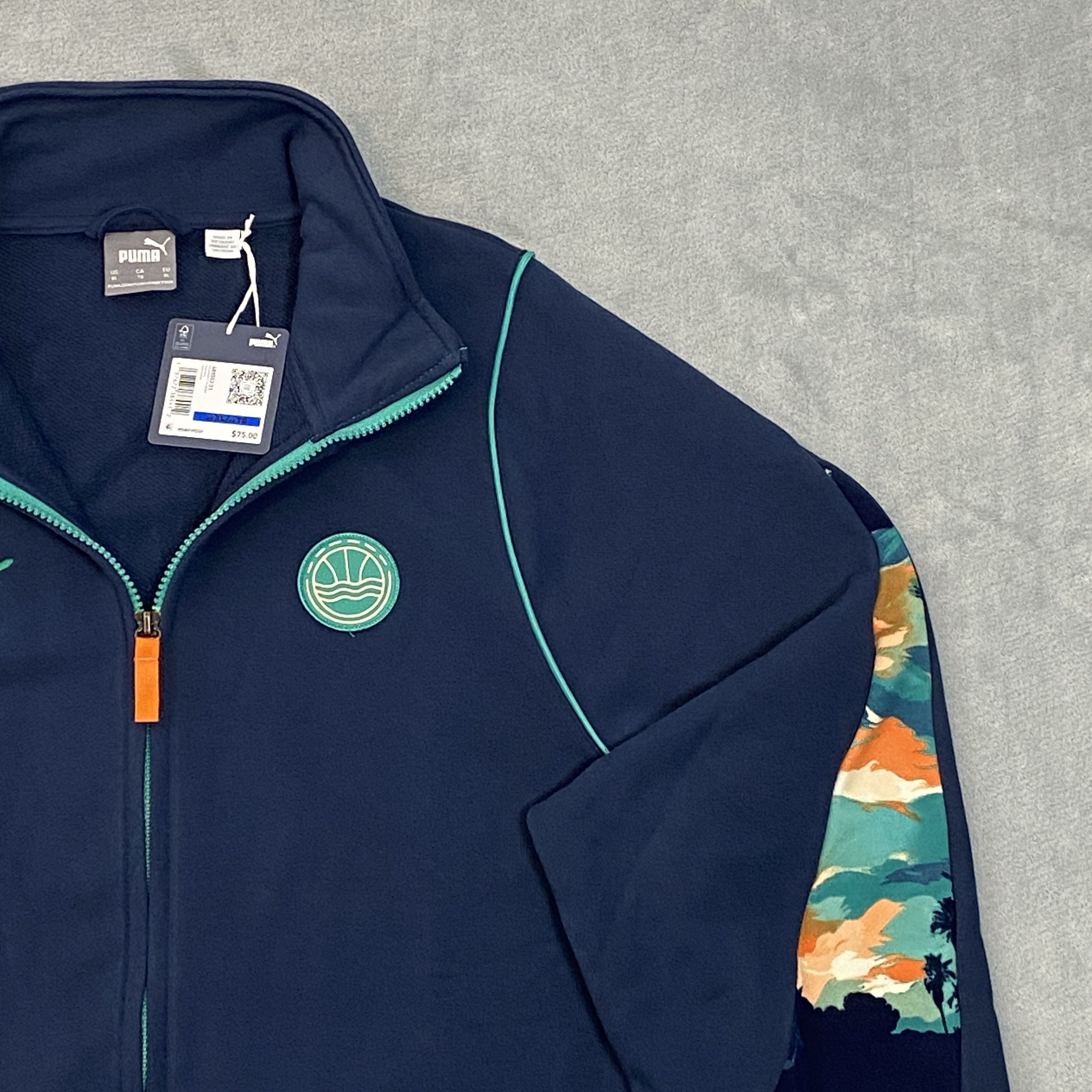 Puma VENICEBALL T-73 Training Jacket XL Graphic Zip HOOP HUNTER Size US XL / EU 56 / 4 - 7 Thumbnail