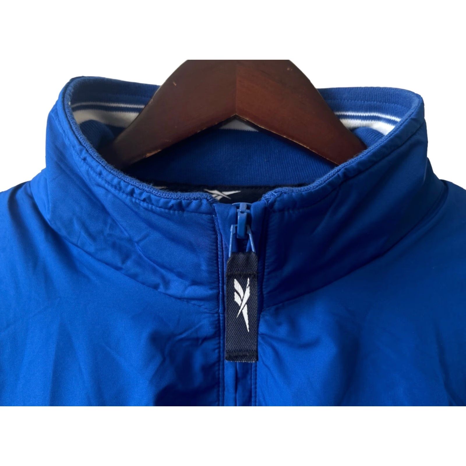 Reebok VINTAGE Reebok Windbreaker Jacket Mens L Blue 2000s 90s Lightweight Zip Pockets NWT Deadstock Size US L / EU 52-54 / 3 - 4 Thumbnail