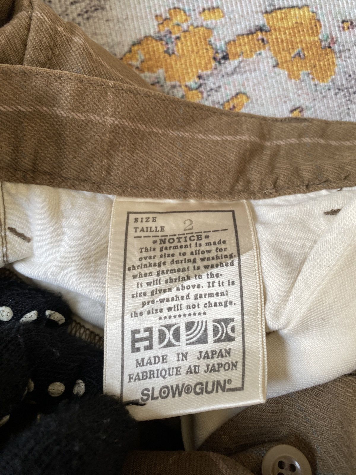 If Six Was Nine Slowgun Japan Plaid Design Pant Size US 31 - 14 Thumbnail