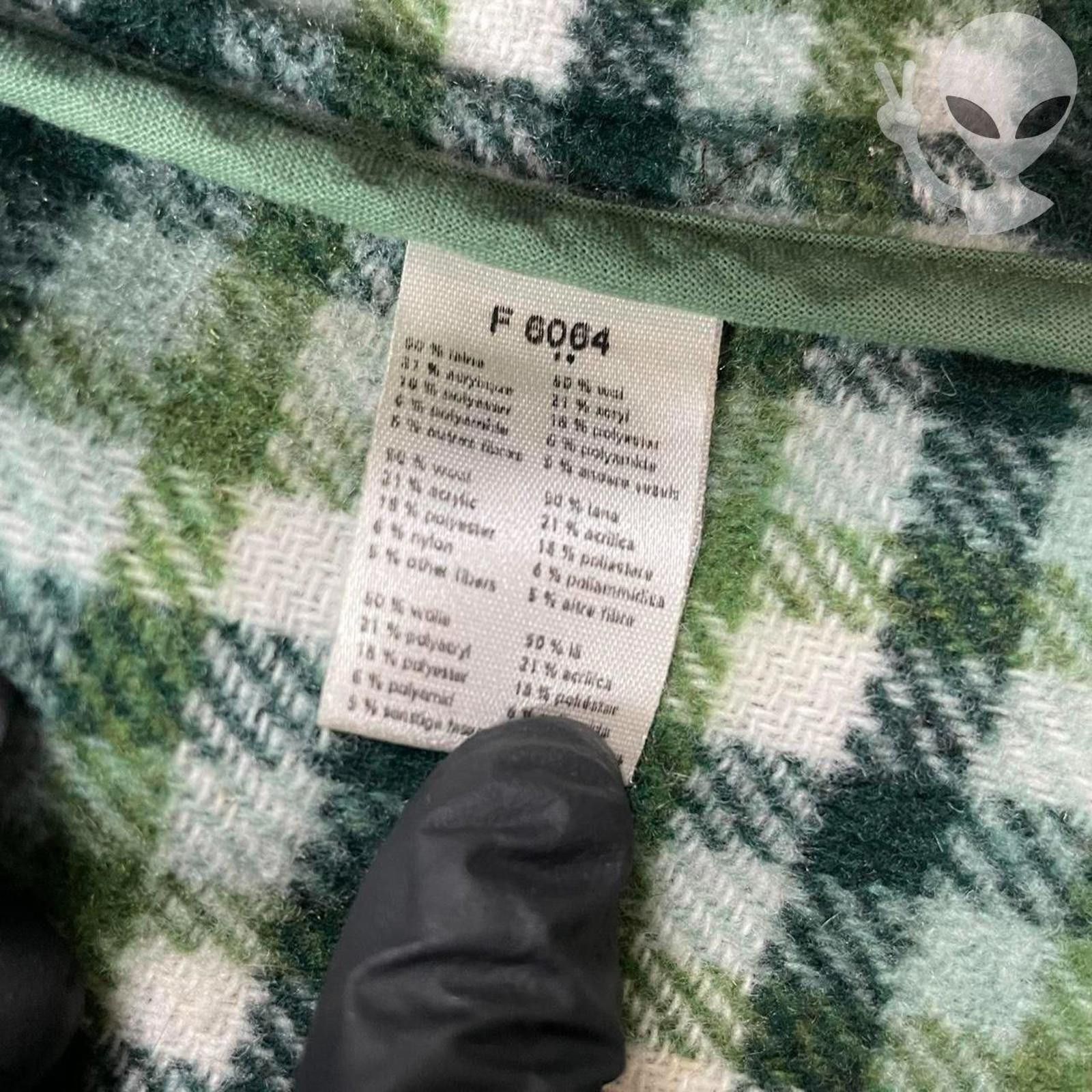Lacoste Lacoste Wool Duffle Coat Medium Charcoal Grey Plaid Lined Size M / US 6-8 / IT 42-44 - 7 Thumbnail