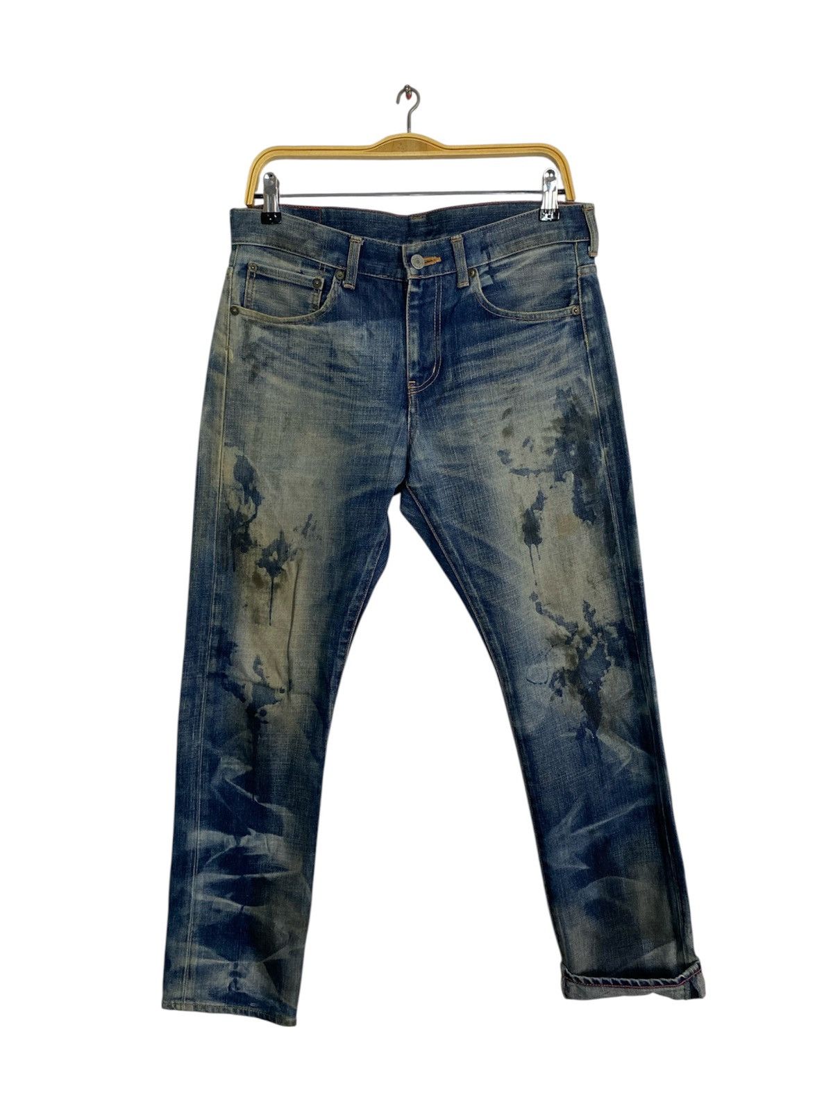 Japanese Brand Soul Of Freedom SOF Indigo Denim Jeans Straight Cut Size 32 Size US 32 / EU 48 - 1 Thumbnail