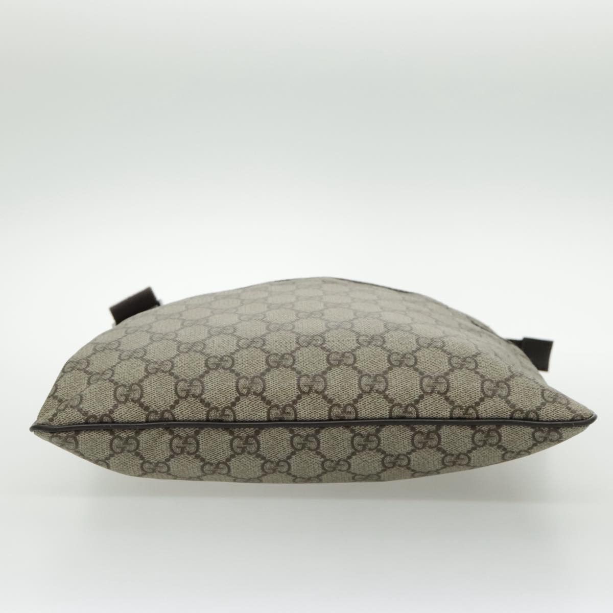 Gucci GUCCI GG Supreme Shoulder Bag Pvc Leather Beige Brown Silver Size ONE SIZE - 5 Thumbnail