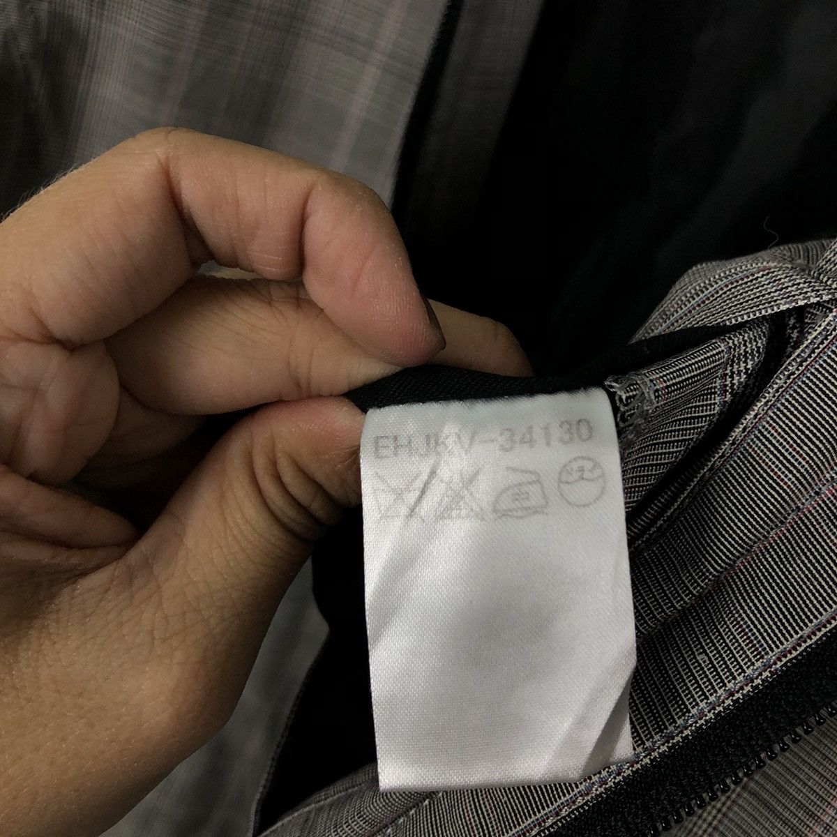 Japanese Brand VINTAGE BOMBER JACKET KLEIN PLUS HOMME TARTAN DESIGN Size US M / EU 48-50 / 2 - 14 Thumbnail