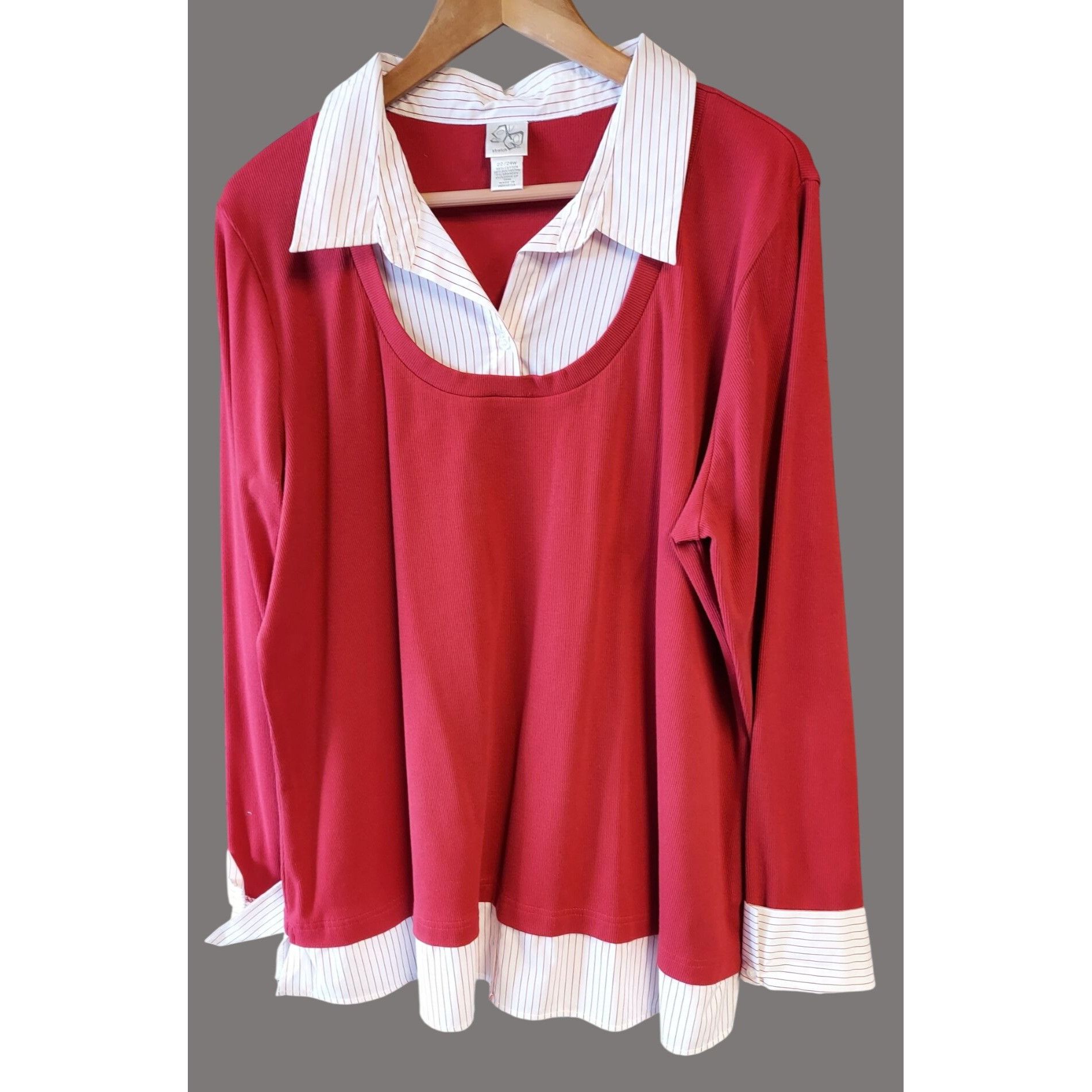 Other Womens Plus Size 3X Business Casual Bundle of Three Blouses Size 3XL / US 20-22 - 3 Thumbnail