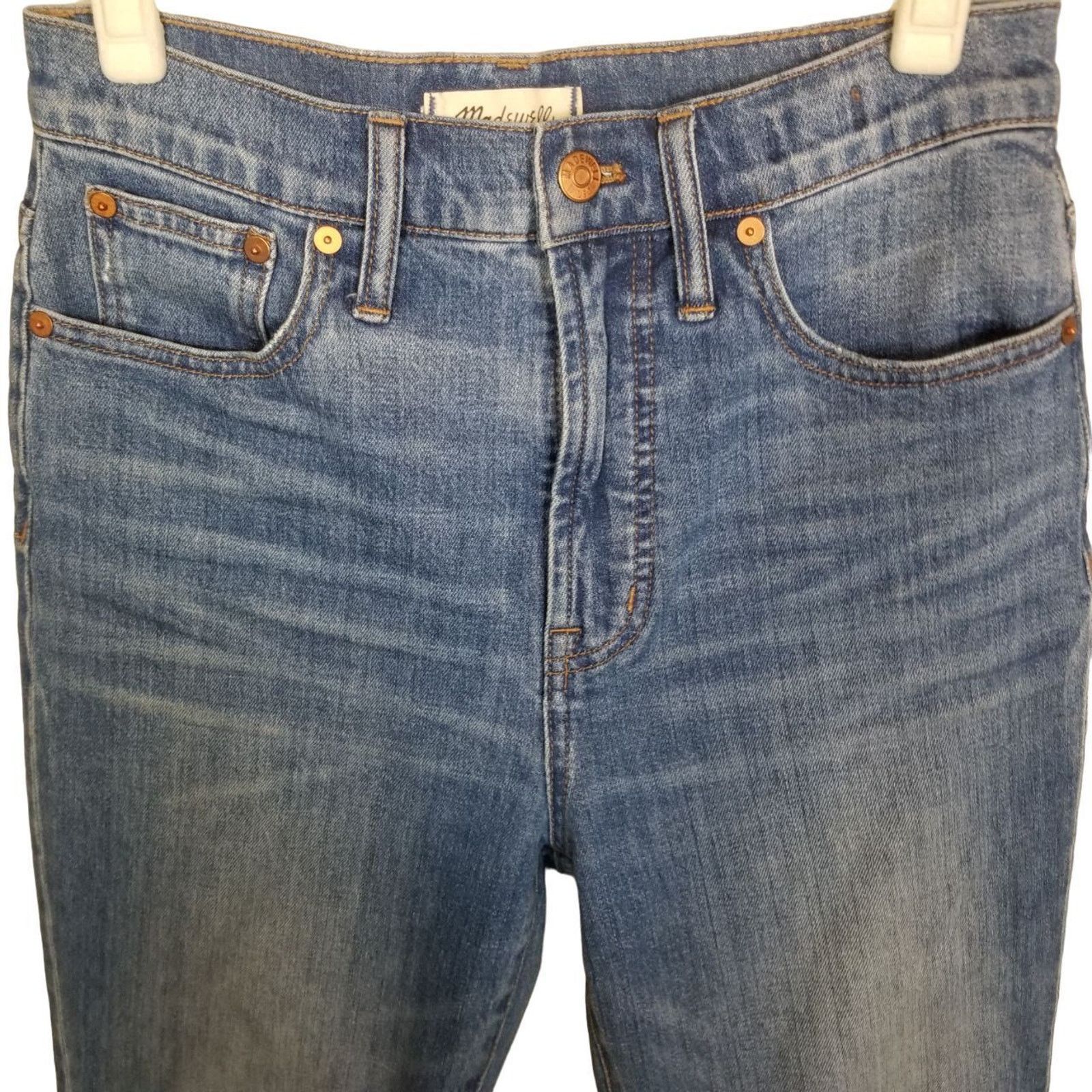 Madewell Madewell Womens The Perfect Vintage Jeans 27 Raw Hem Preppy Size 27" / US 4 / IT 40 - 2 Thumbnail