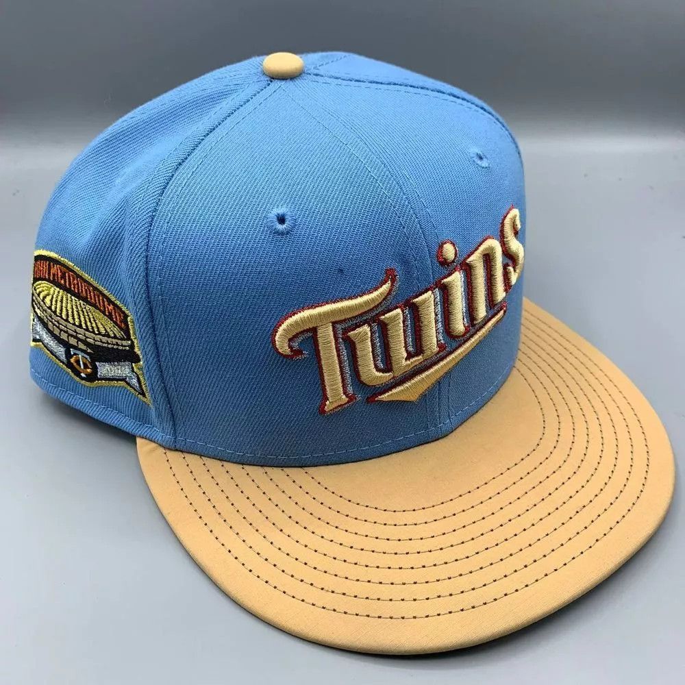 Minnesota Twins Hat Men 7 1/2 59Fifty New Era Fitted Cap
