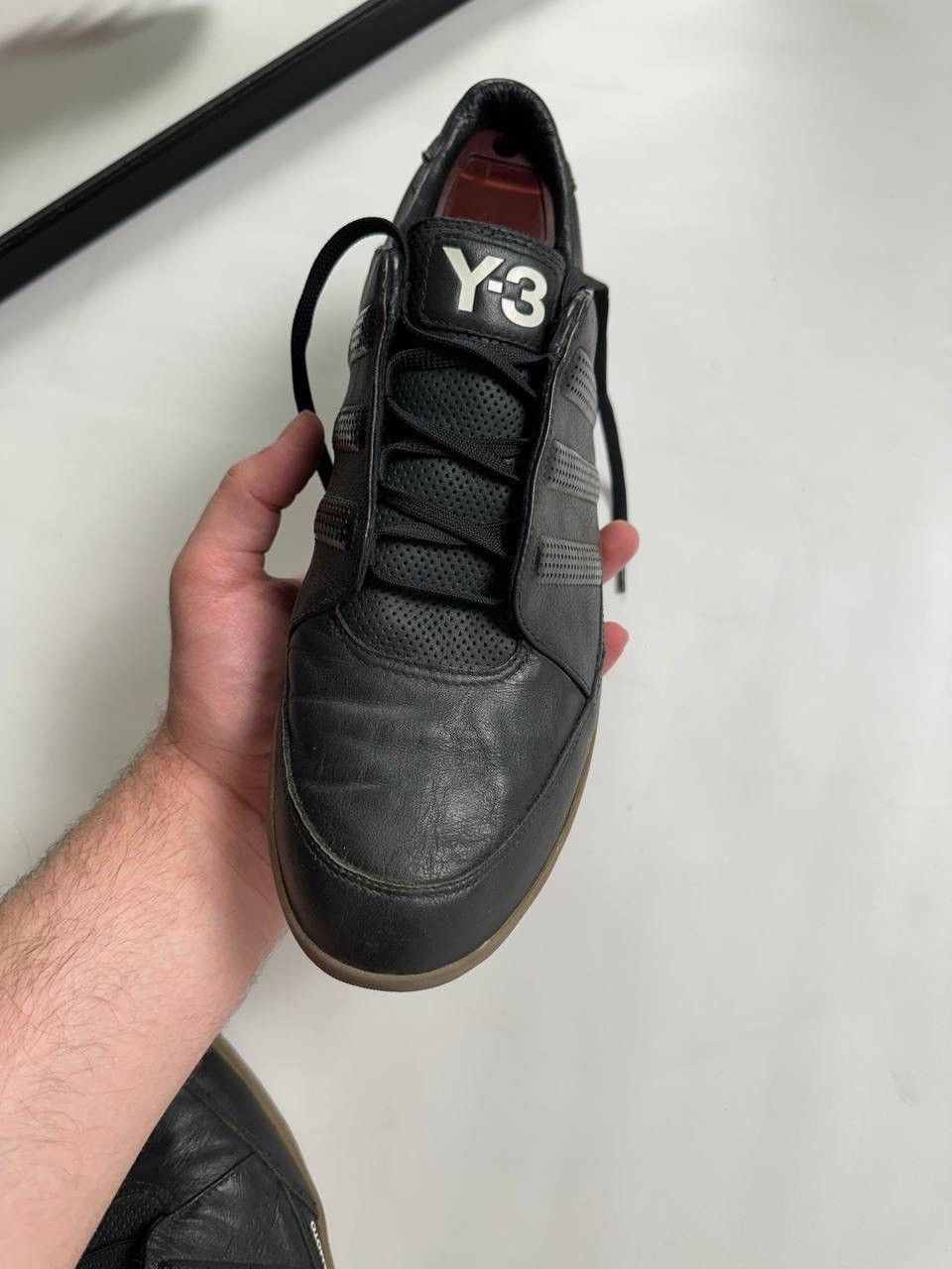 Adidas × Y-3 Vintage 00s Yohji Yamamoto Y-3 Leather Adidas Shoes🔥 Size US 10.5 / EU 43-44 - 10 Thumbnail