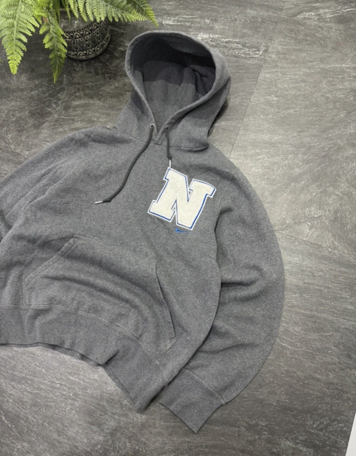 Nike 00s Nike 3D Fleece Retro Logo Oversized Hoodie Rare Size US S / EU 44-46 / 1 - 3 Thumbnail