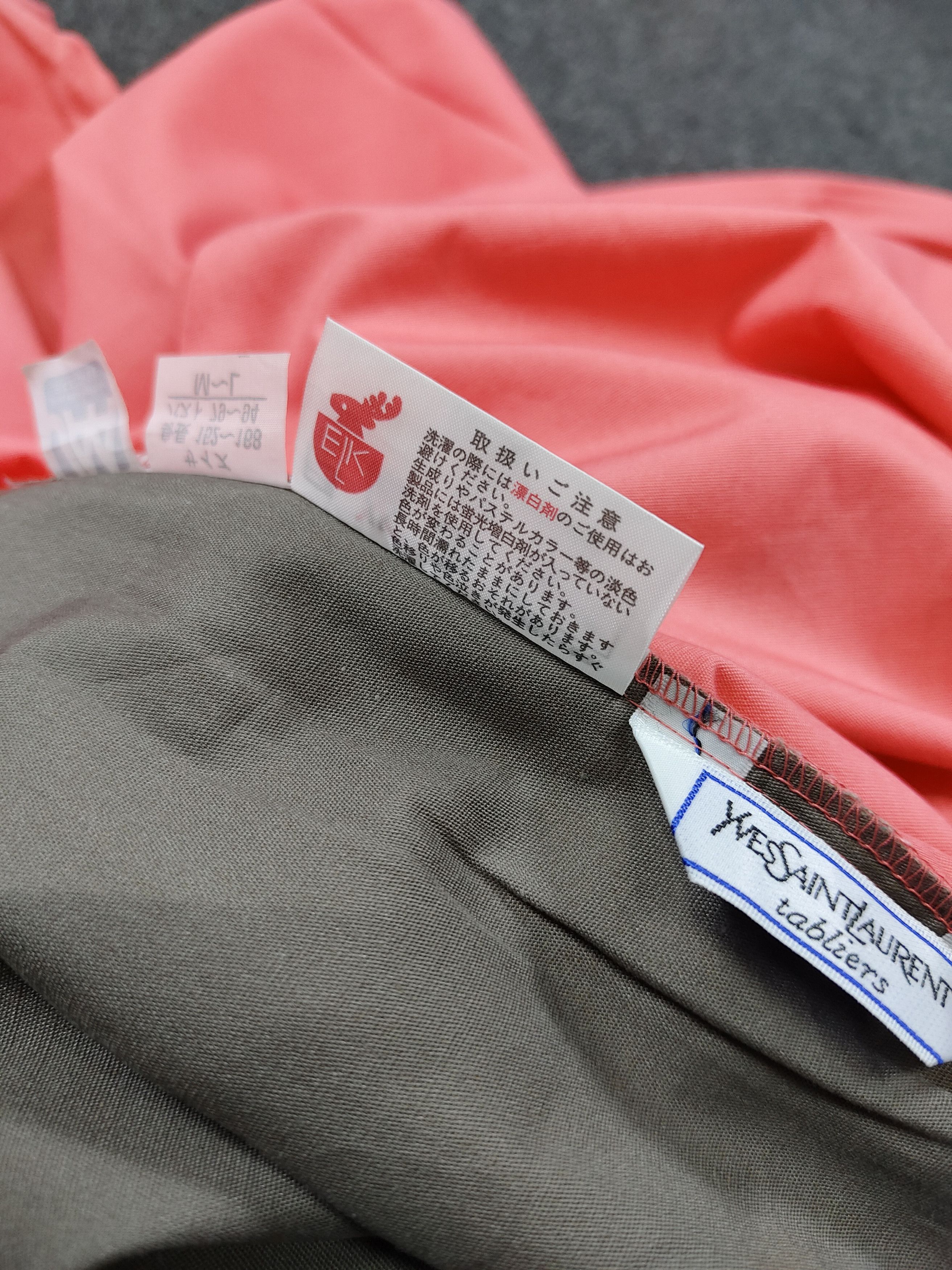 Yves Saint Laurent 80s YSL- Tabliers Archive Oversized Smock Utility Silhouette Size L / US 10 / IT 46 - 8 Thumbnail