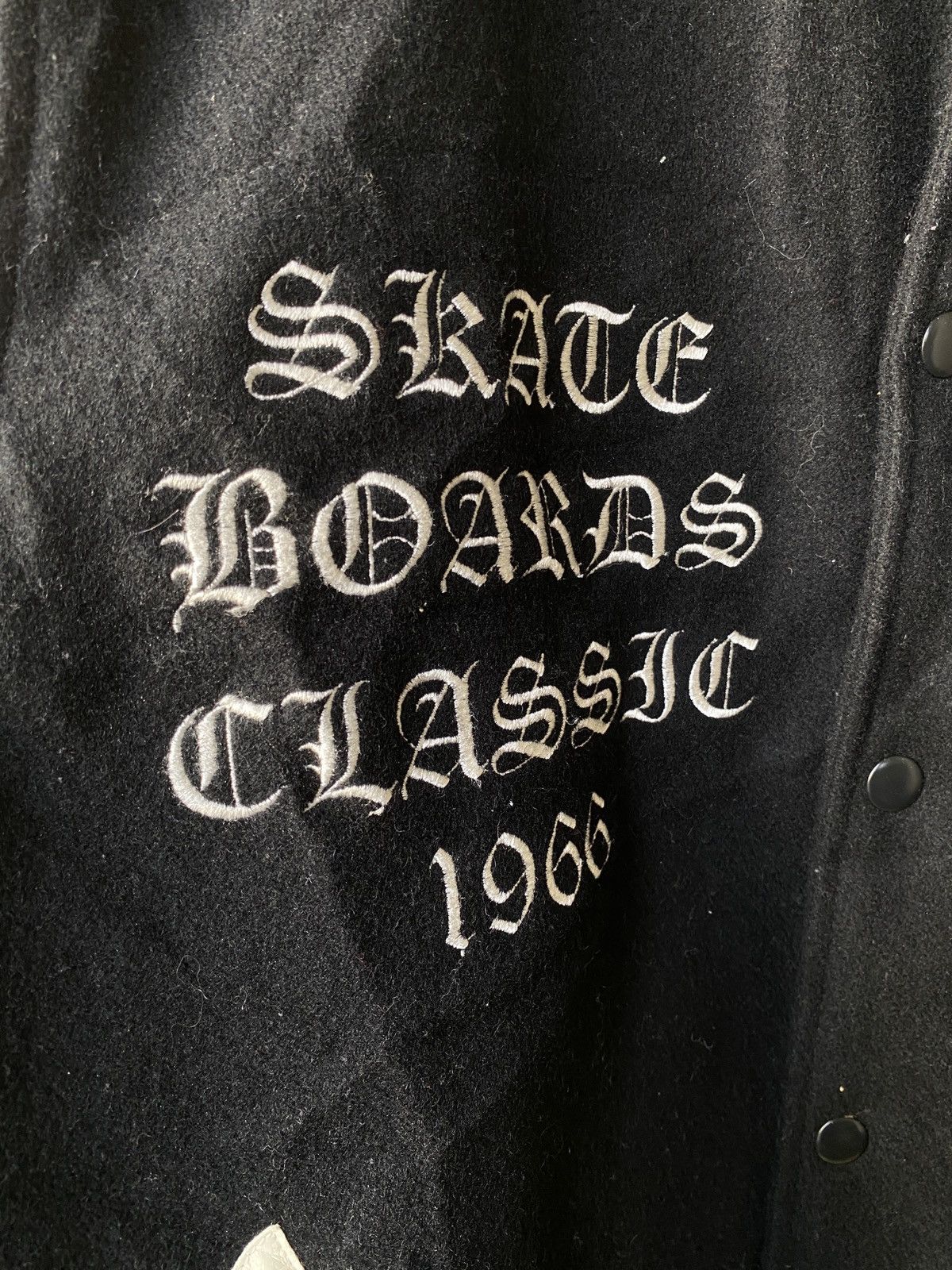 Japanese Brand × Santa Cruz Skateboards × Vans Y2K Vans Japan Skateboards Classic Varsity Jacket Size US L / EU 52-54 / 3 - 7 Thumbnail