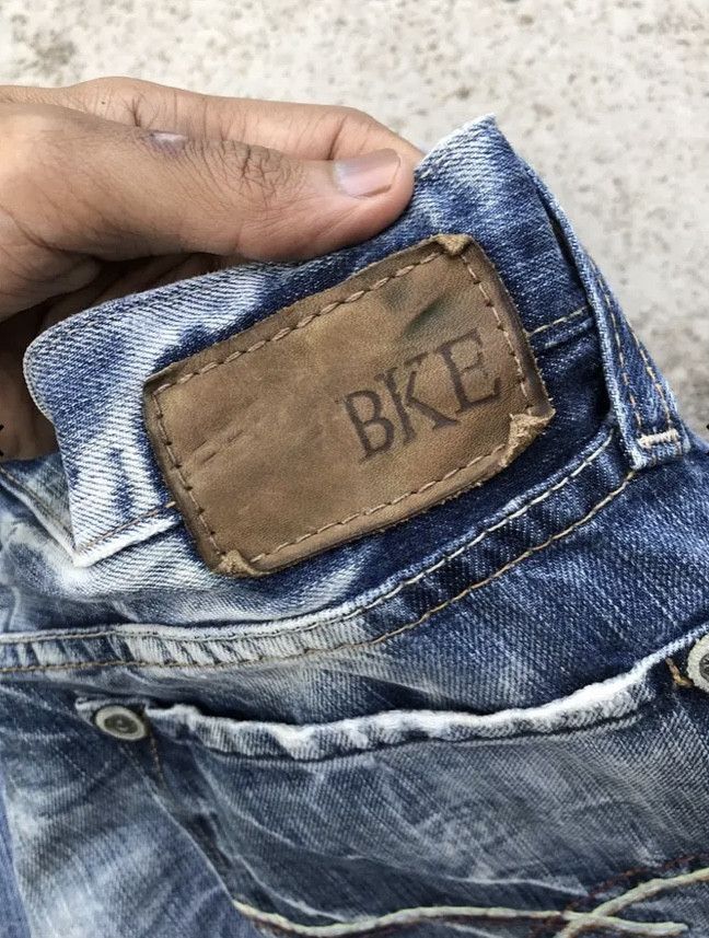 Japanese Brand FLARED⚡️⚡️BKE WASHED BLUE DENIM Size US 34 / EU 50 - 4 Thumbnail