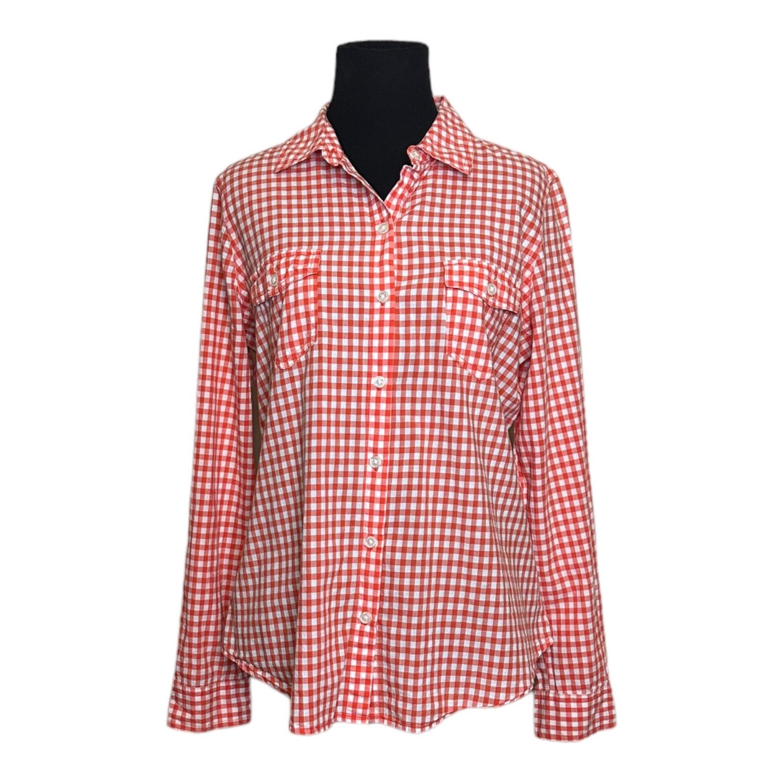 Old Navy Old Navy gingham long sleeves buttoned casual shirt size M Size M / US 6-8 / IT 42-44 - 1 Thumbnail