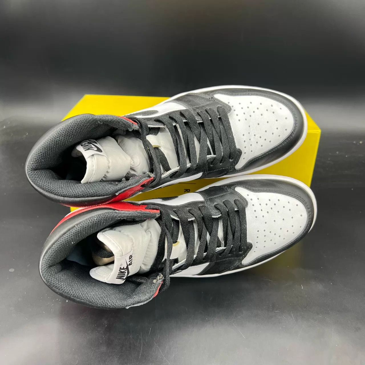 Nike AJ1 Black Toe 44 (Worn 1x, Near New) Boxed Size US 11 / EU 44 - 6 Thumbnail