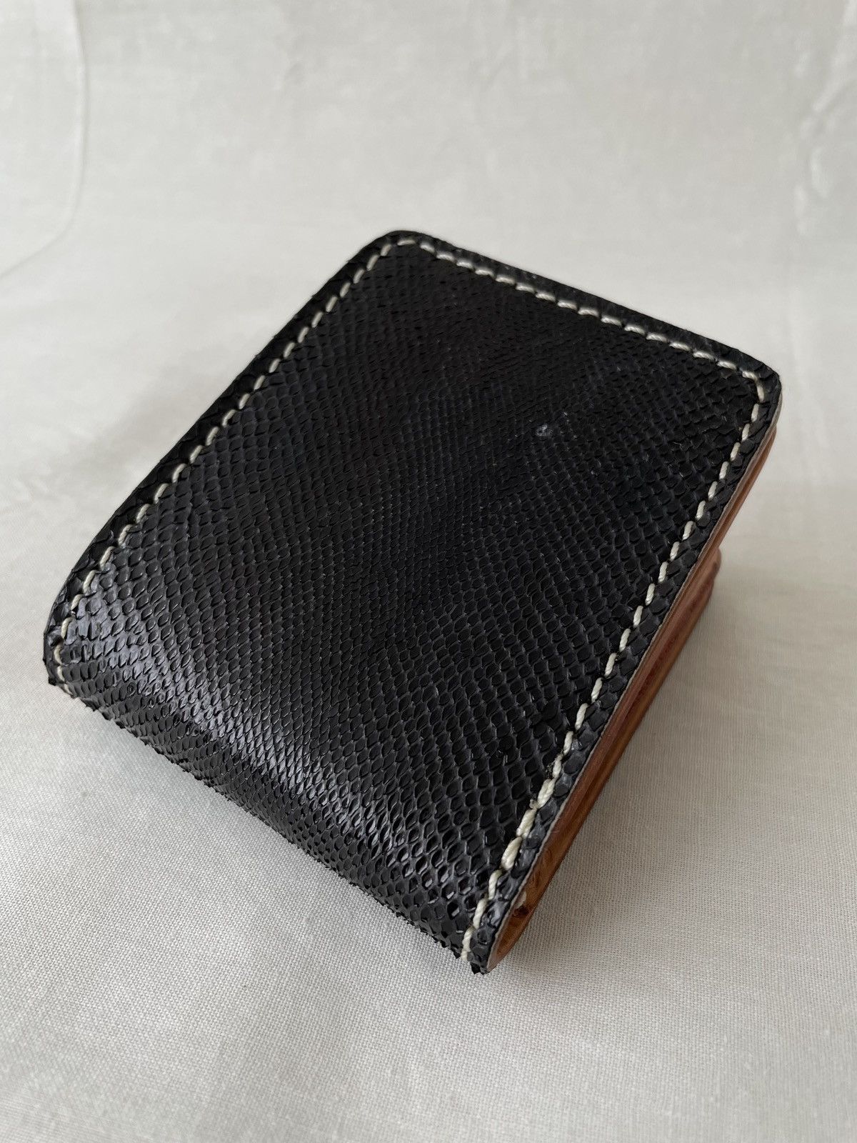 Handmade Genuine Snake Skin Wallet Handmade Leather Size ONE SIZE - 6 Thumbnail