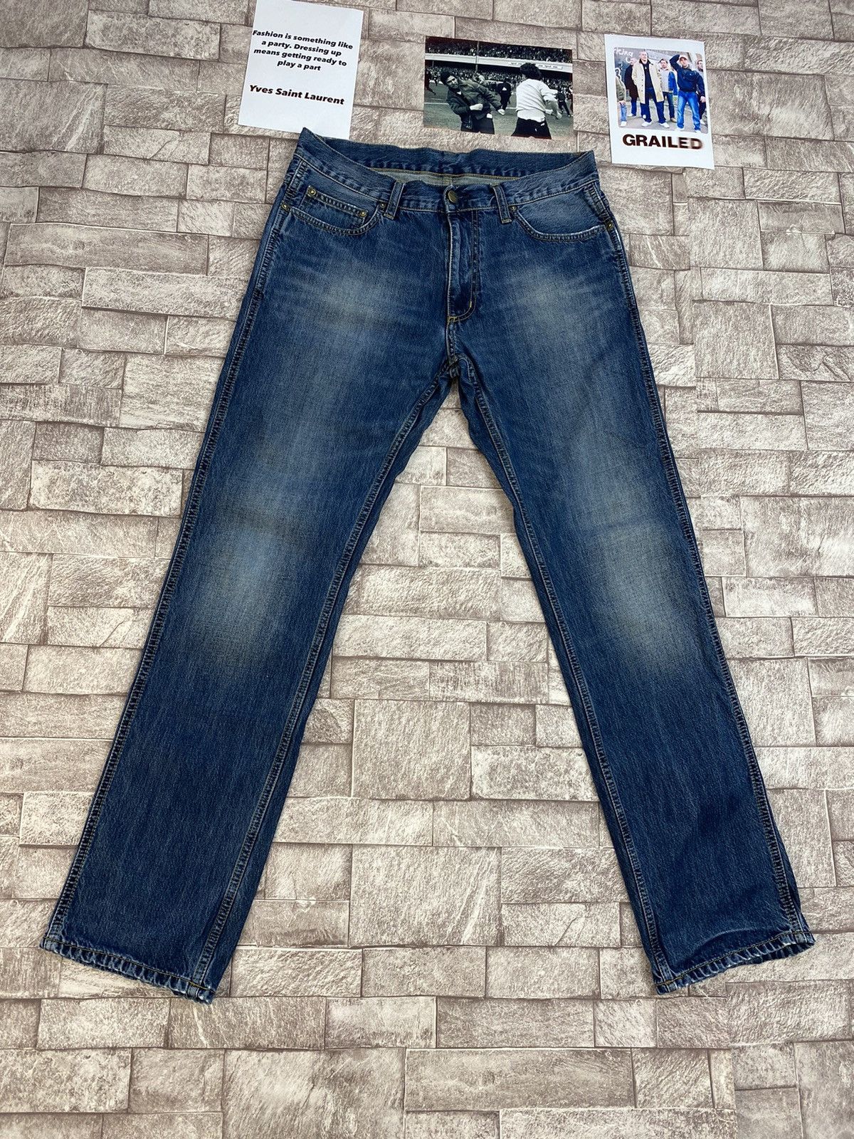 Carhartt Wip × Japanese Brand Vintage Carhartt by Y2K style Jeans Pants Size US 32 / EU 48 - 12 Thumbnail
