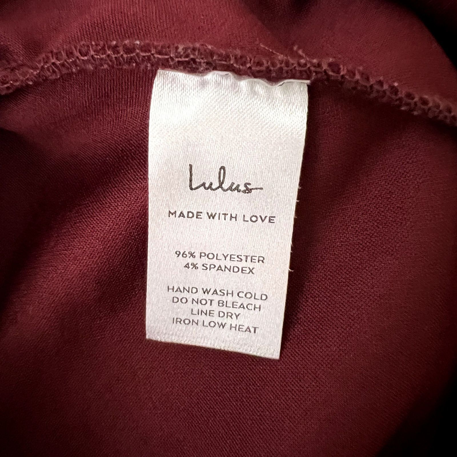Other Lulus Sweetest Admirer Burgundy Ruched Surplice Maxi Dress Size S / US 4 / IT 40 - 7 Thumbnail