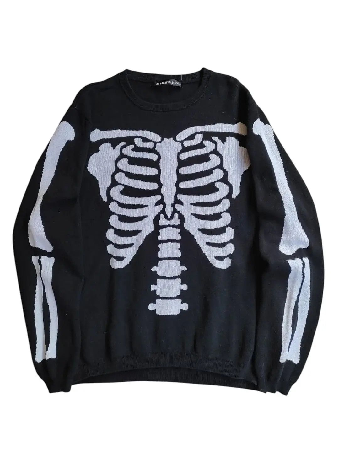 Japanese Brand Dangerfield Skeleton sweters Size US L / EU 52-54 / 3 - 1 Thumbnail