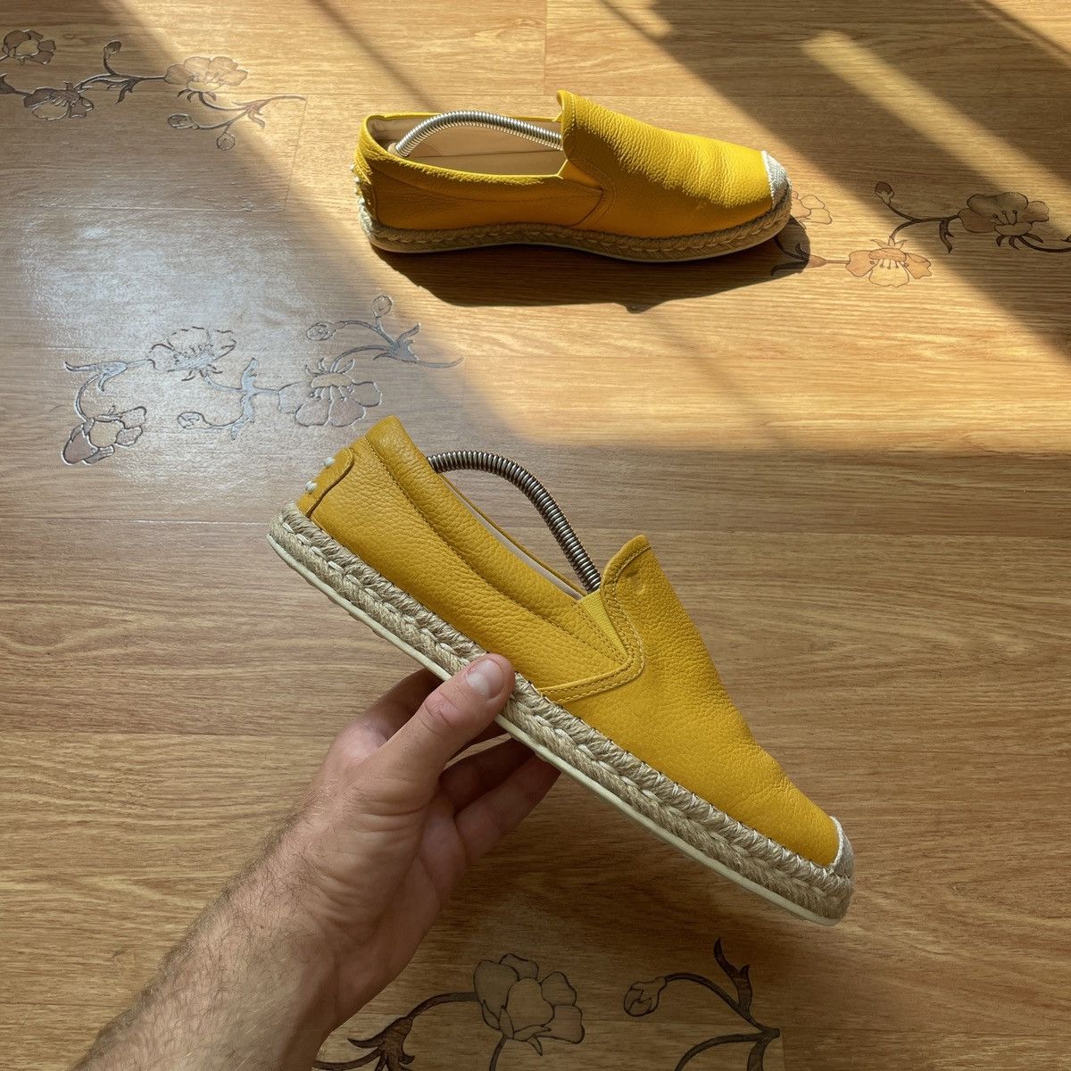 Tod's Tod’s Slip Ons in Yellow, Women’s Leather espadrilles Size US 10 / IT 40 - 1 Thumbnail