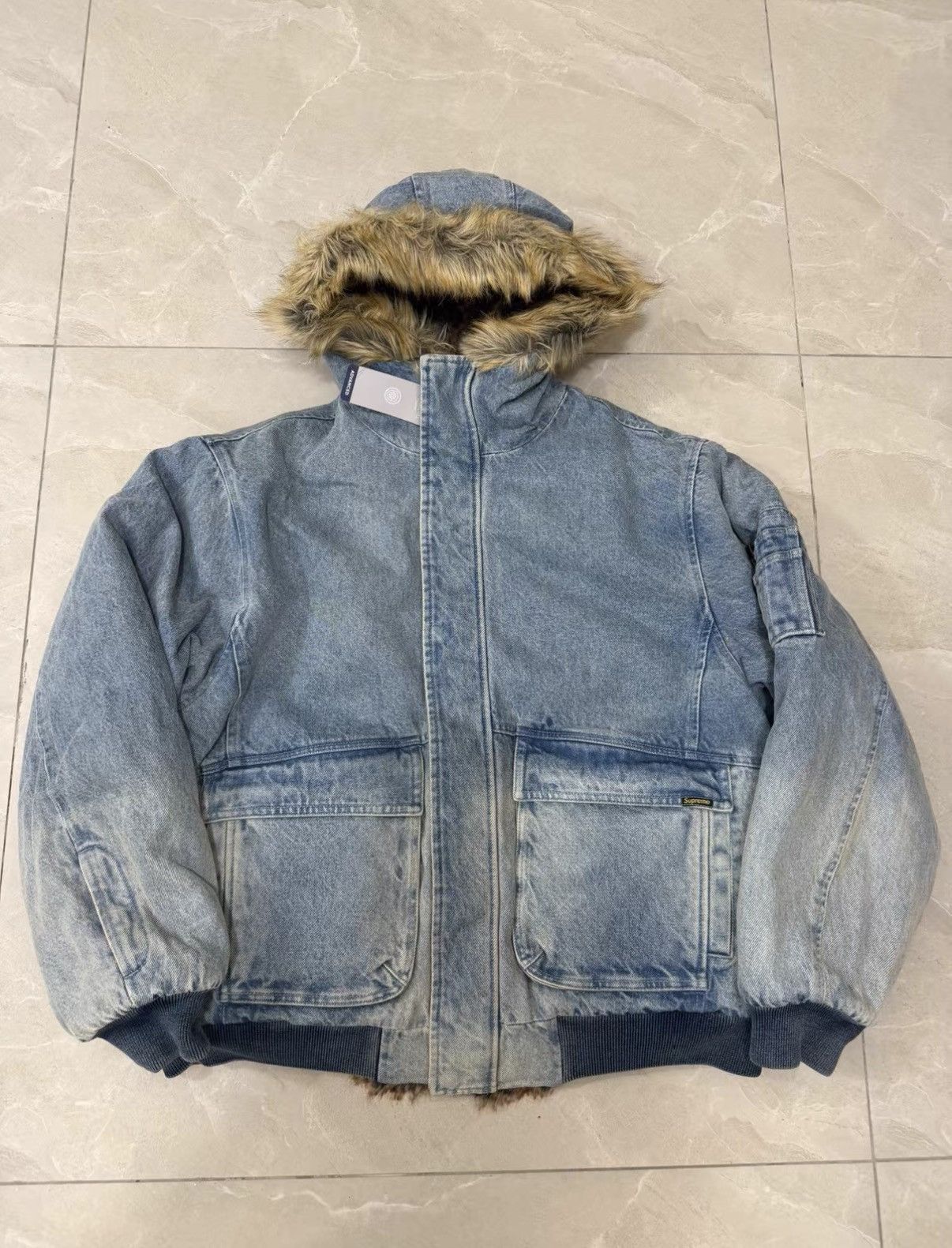 Supreme Supreme SS26 WEEK1 Faux Fur Hooded Work Jacket J34 Size US M / EU 48-50 / 2 - 1 Thumbnail