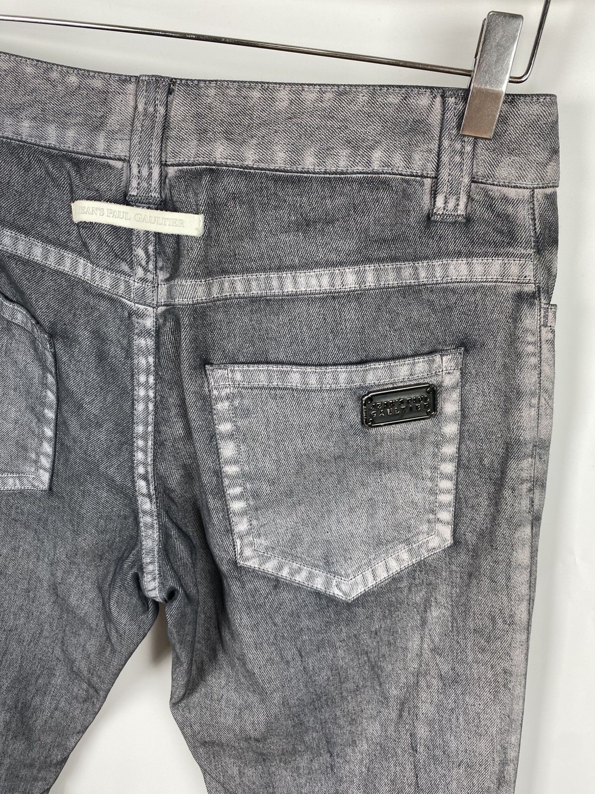 Jean Paul Gaultier Jean’s Paul Gaultier Frozen Dye Waxed Denim Jean Men size 29 Size US 29 - 7 Thumbnail