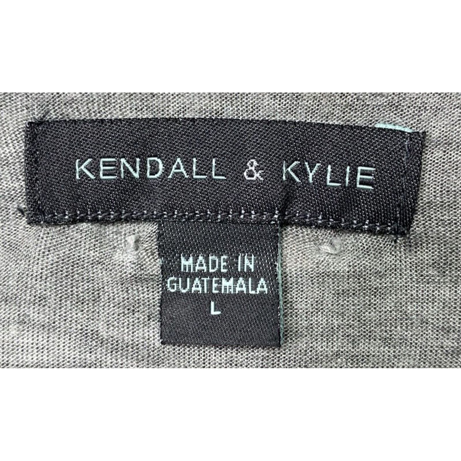 Vintage Kendall & Kylie Cropped T-Shirt Jr. Misses Large Lt Gray Lightweight NWOT Shirt Teen Girls Medium? Size L / US 10 / IT 46 - 7 Thumbnail