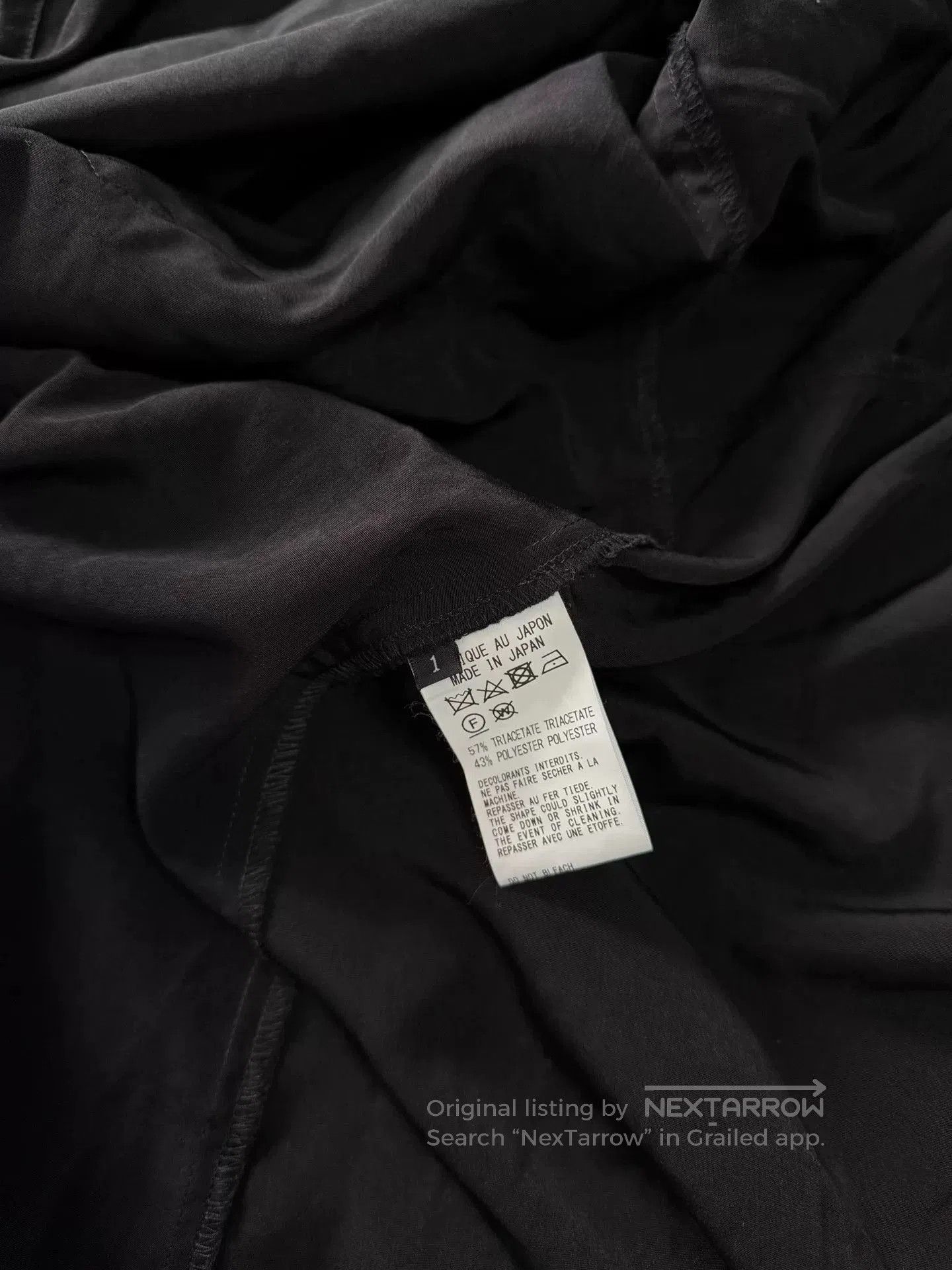 Yohji Yamamoto Yohji Yamamoto Black Skirt. Size 27" / US 4 / IT 40 - 6 Thumbnail