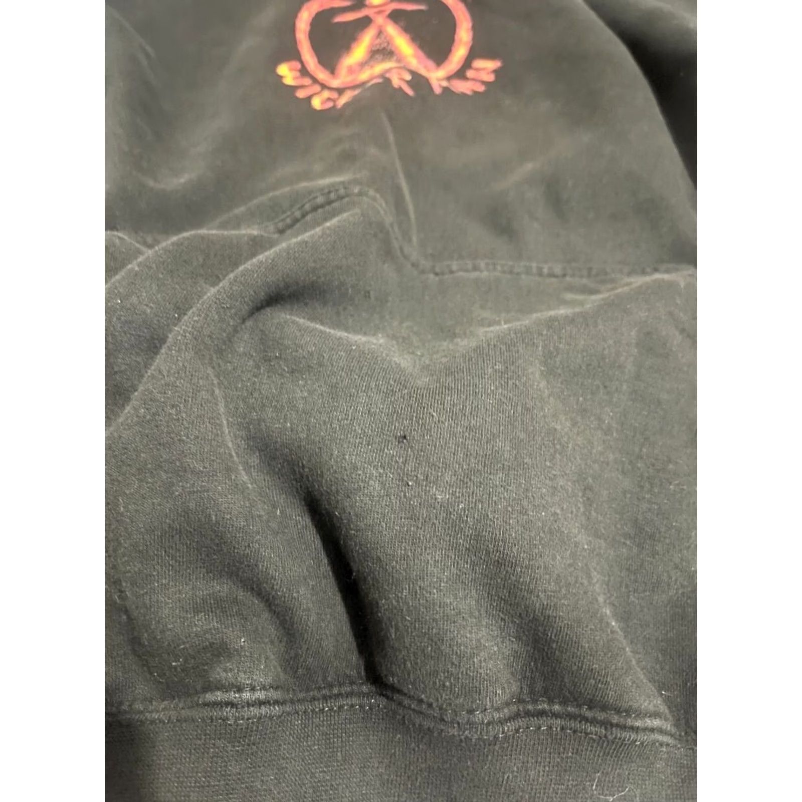 Logo 7 VINTAGE Wicker Man Hoodie Pullover Big Logo Black M Mens Front Pocket Hol Size US M / EU 48-50 / 2 - 4 Thumbnail