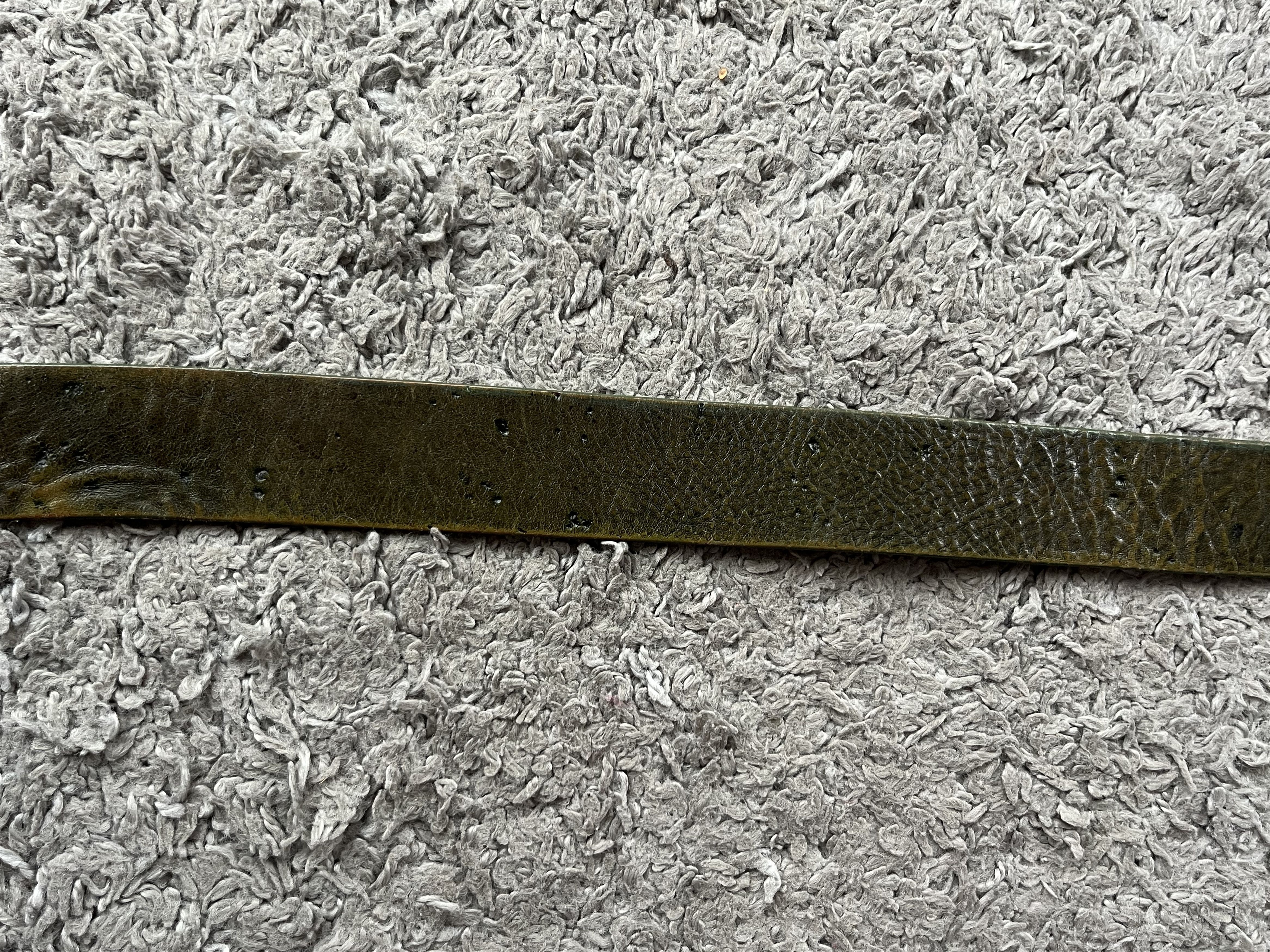 John Galliano Vintage John Galliano Leather Belt Gothic Punk Big Buckle Size ONE SIZE - 9 Thumbnail