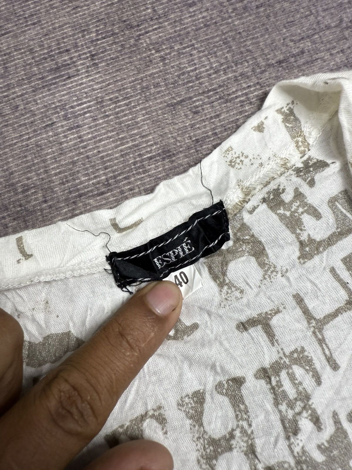 Japanese Brand ESPIE IFSIX STYLE TSHIRT Size M / US 6-8 / IT 42-44 - 4 Thumbnail